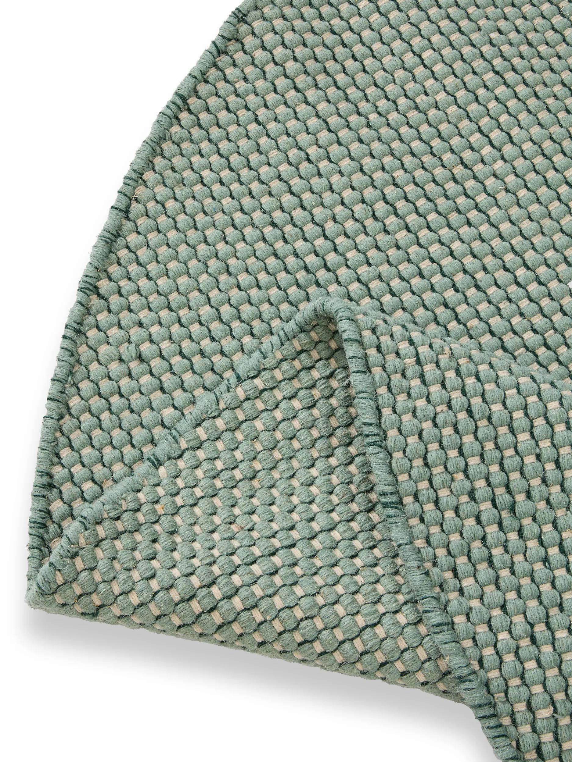 Round Wool Rug Rocco Green