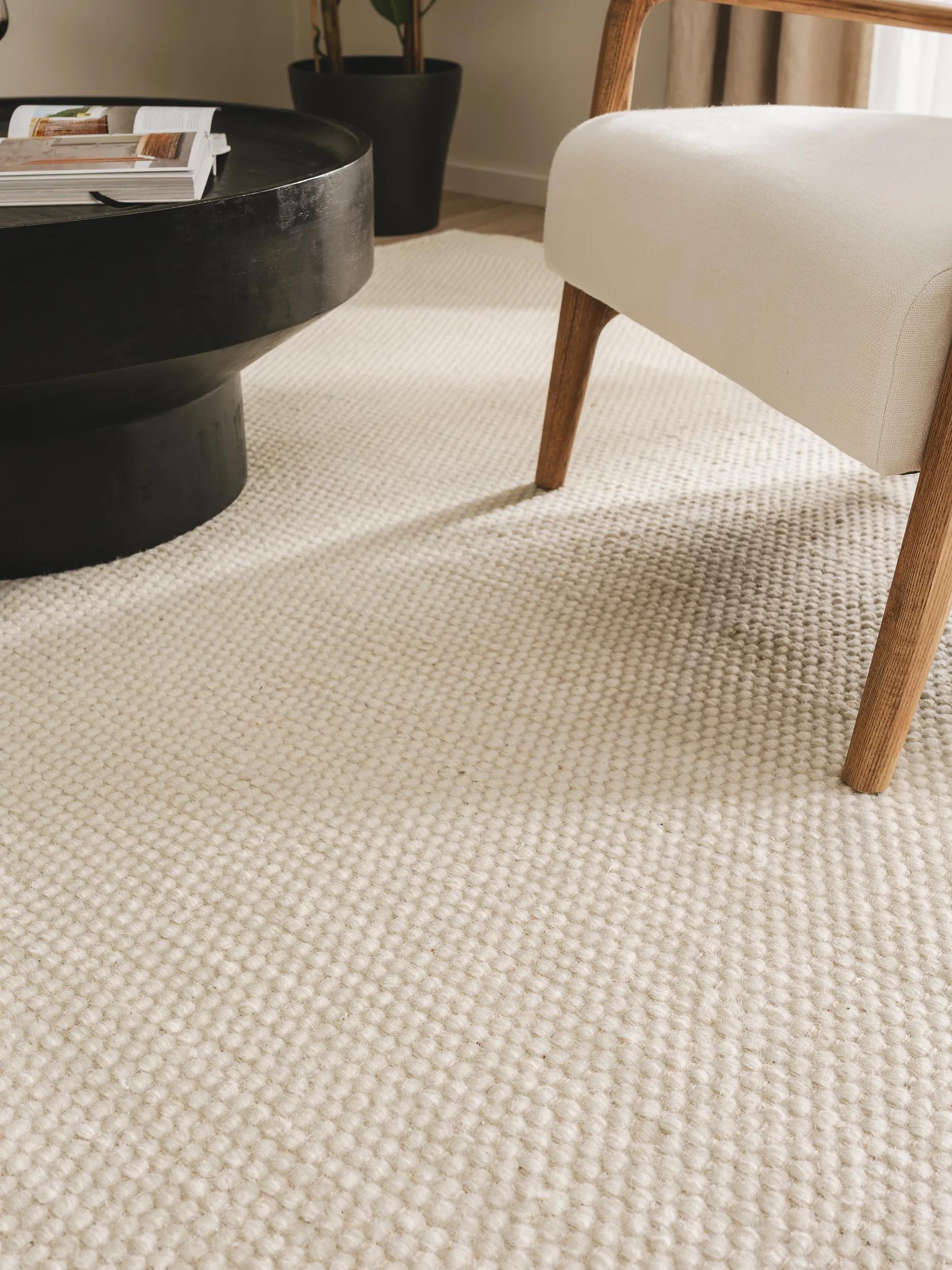 Wool Rug Rocco White