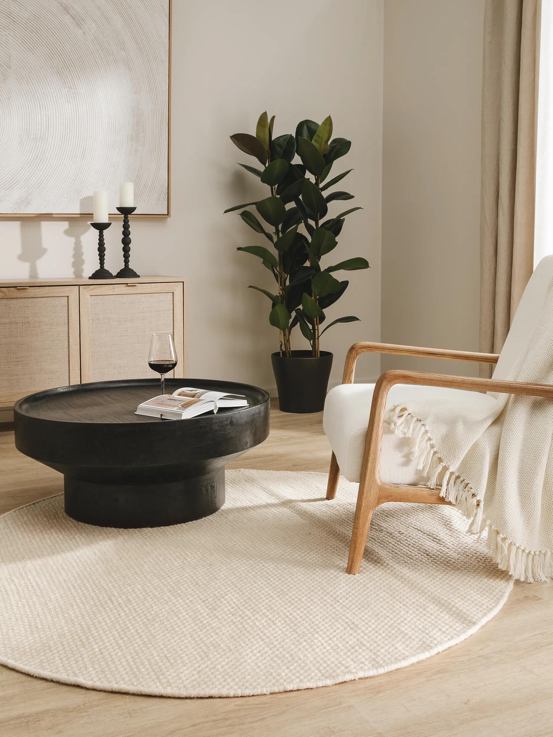 Wool Rug Rocco White