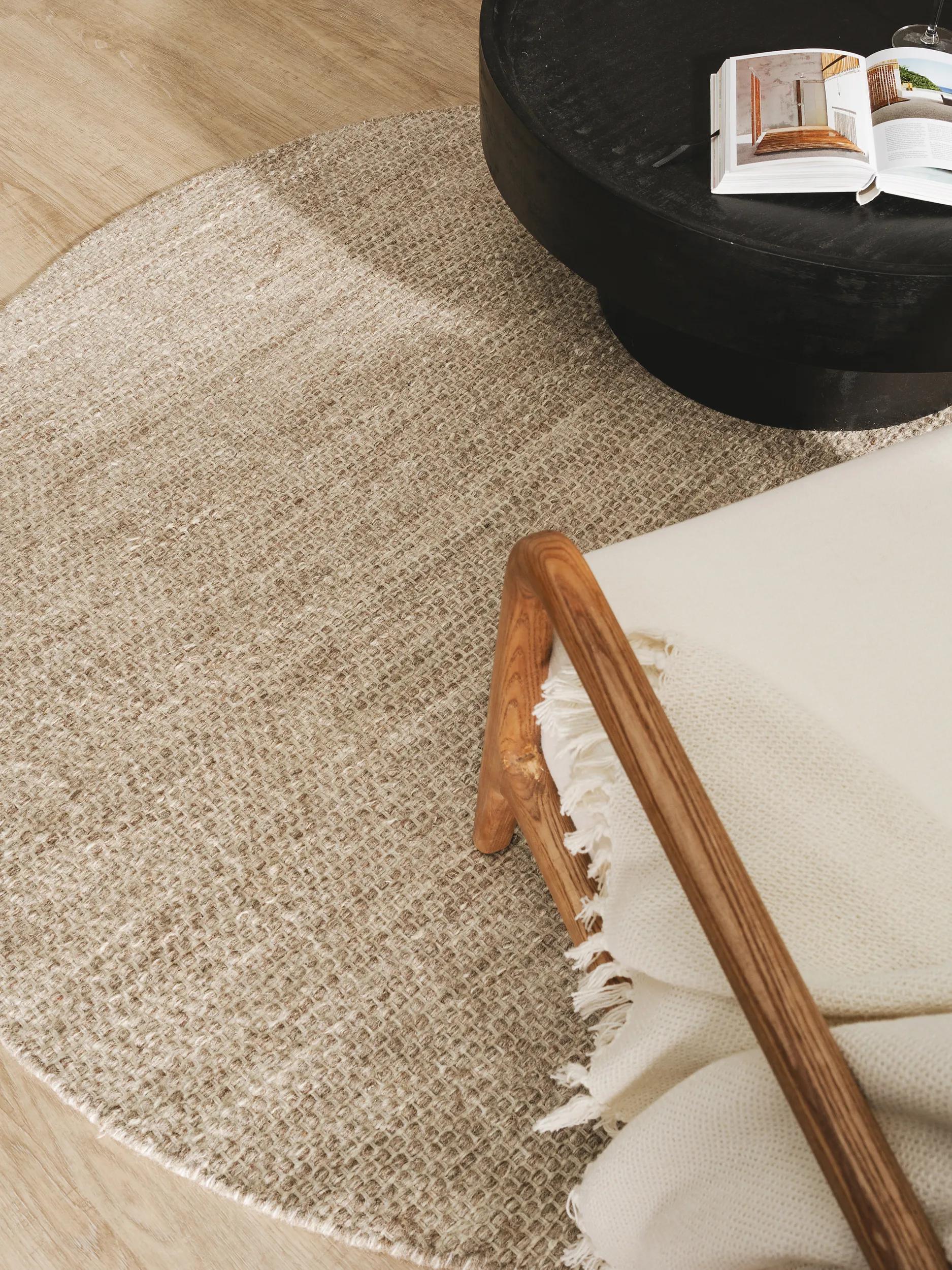 Wool Rug Rocco Taupe