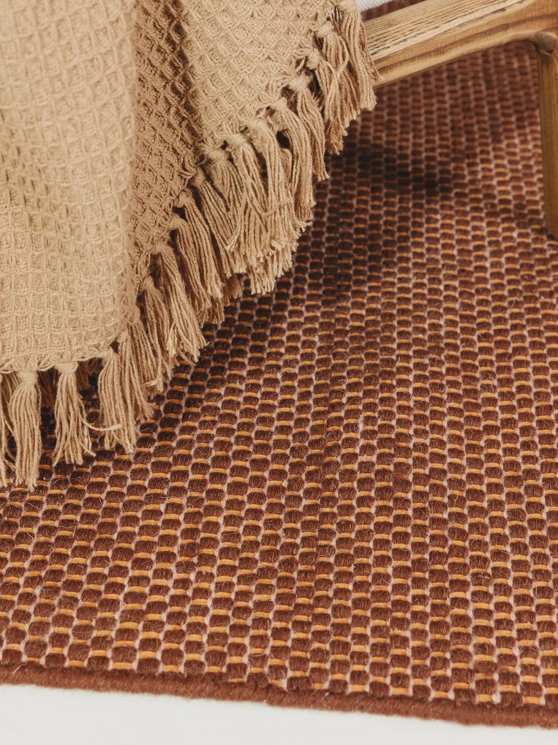 Wool Rug Rocco Brown