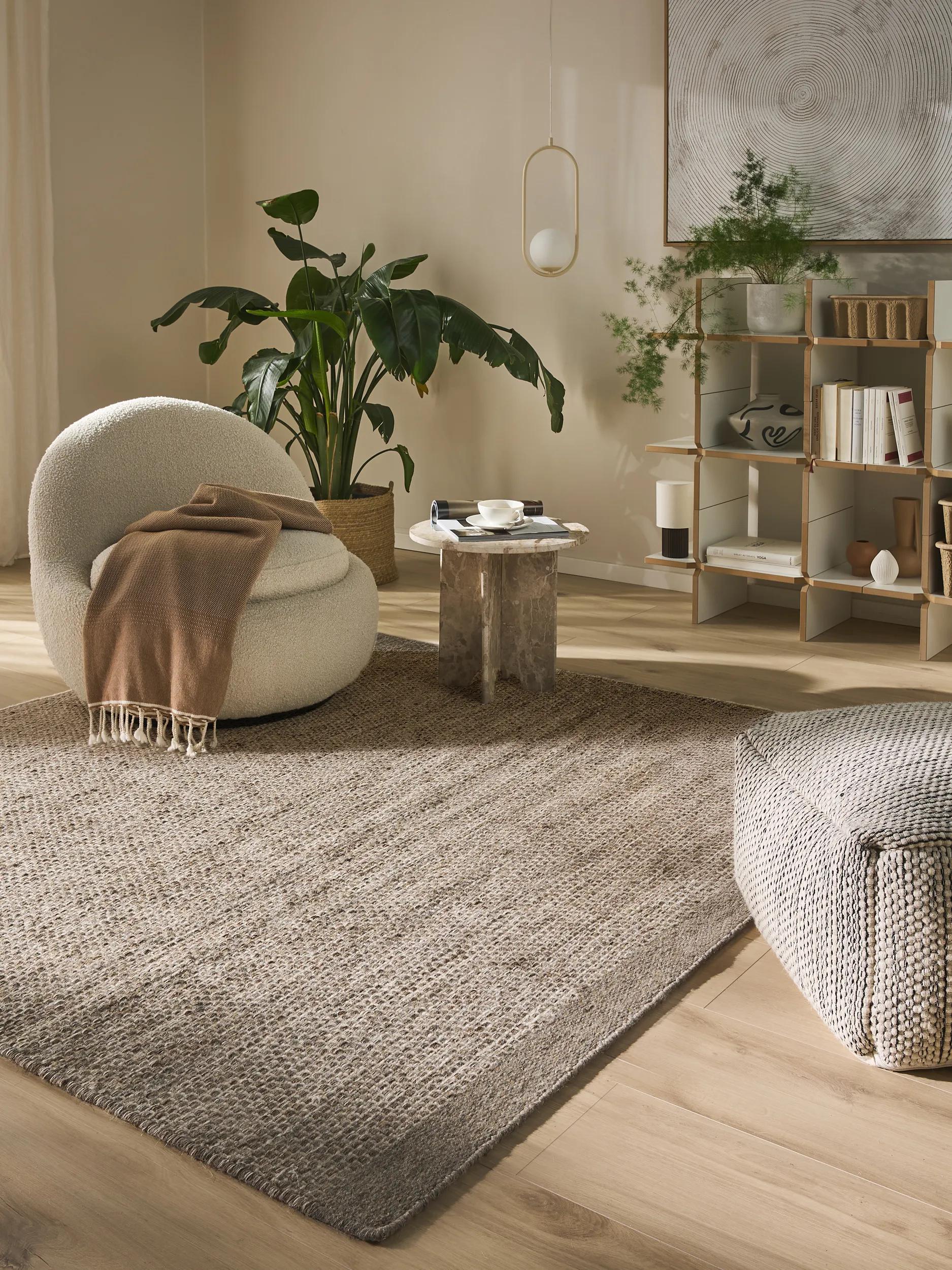 Wool Rug Rocco Taupe