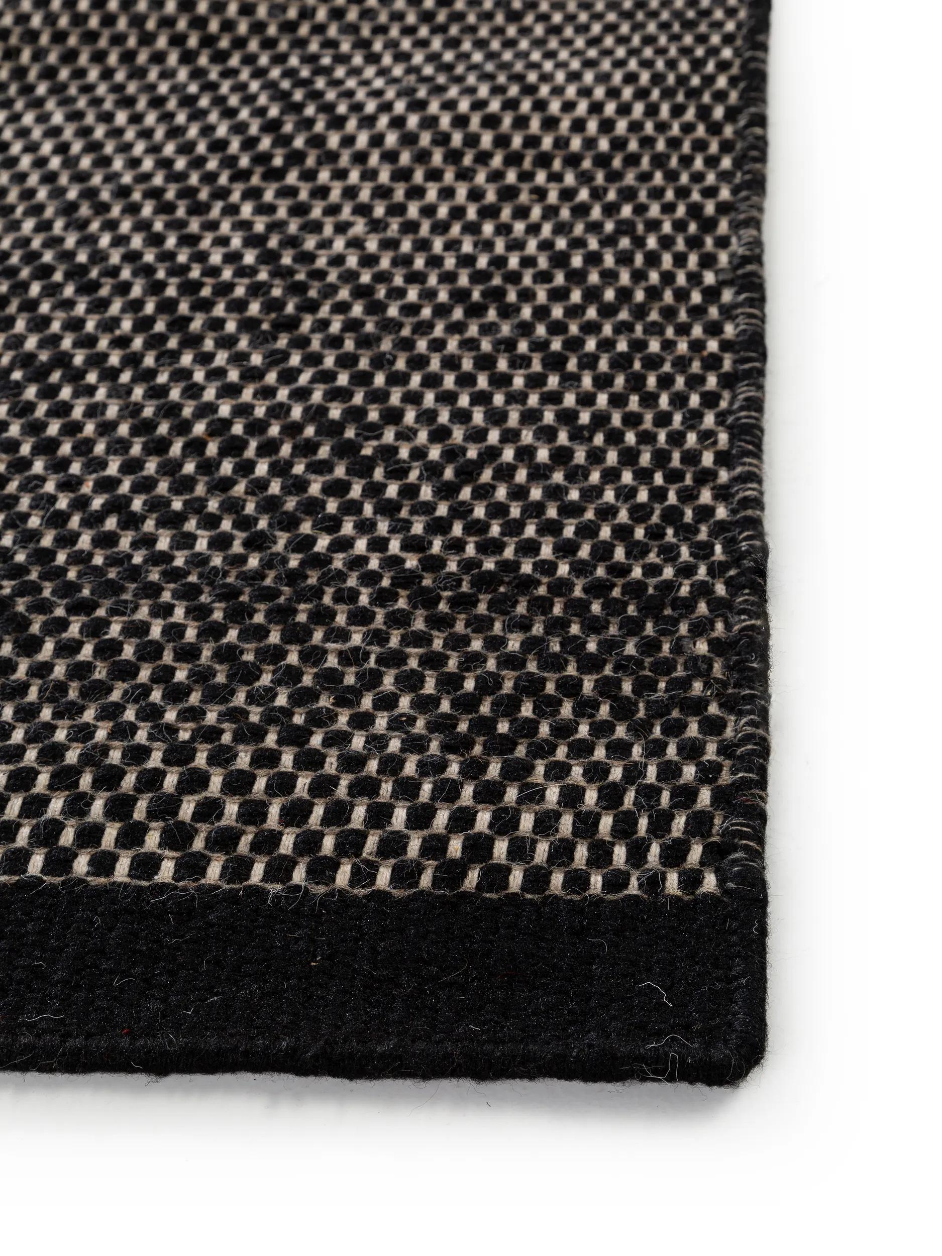 Wool Rug Rocco Black/White