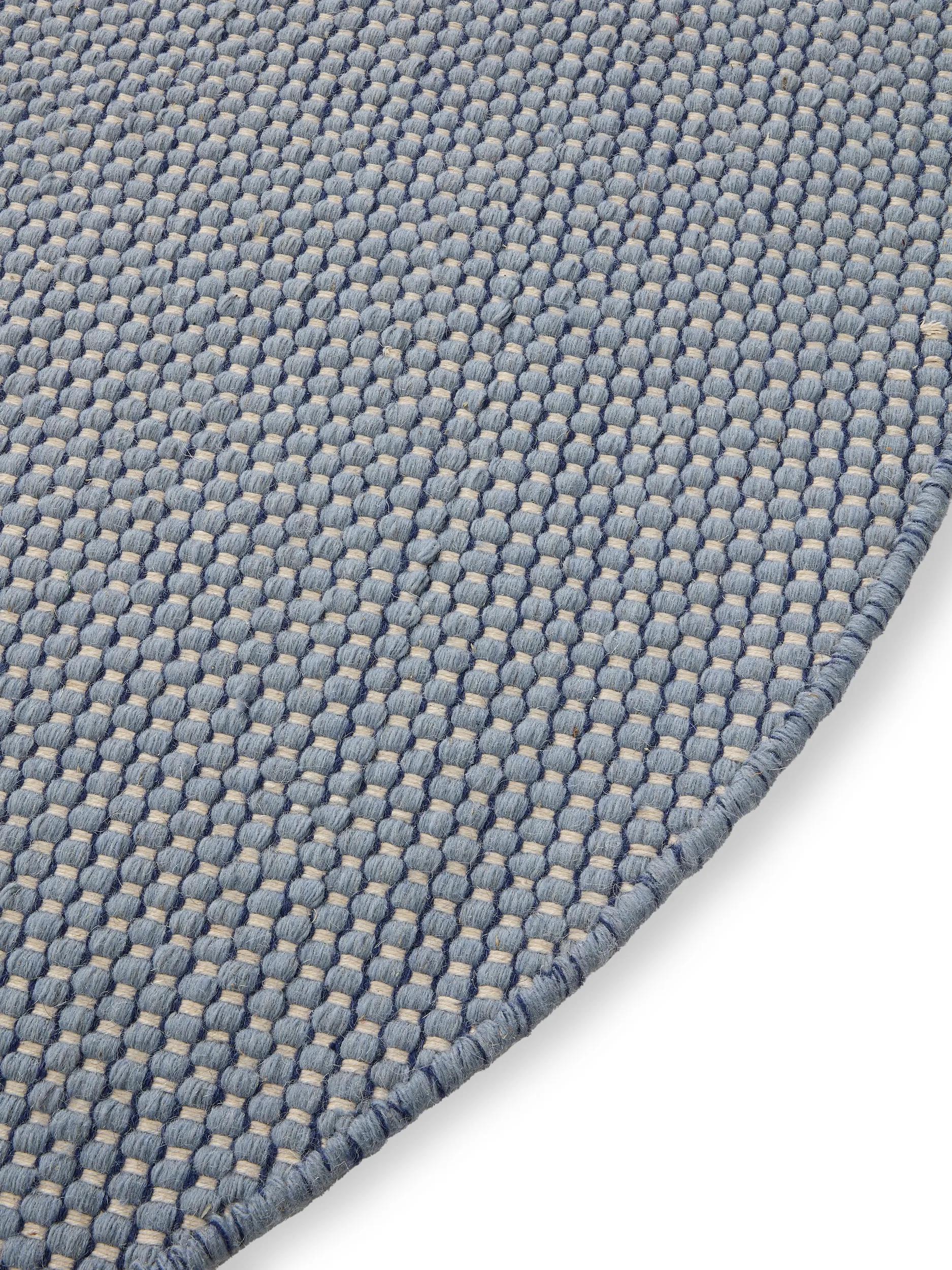 Round Wool Rug Rocco Blue