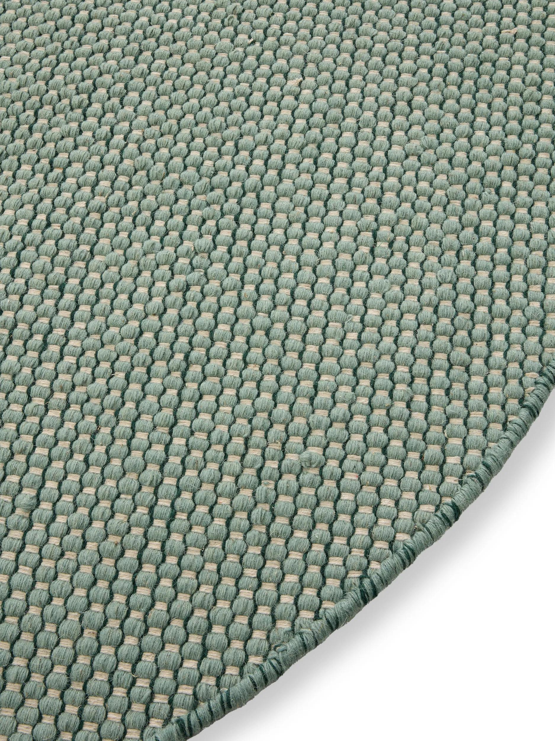 Round Wool Rug Rocco Green