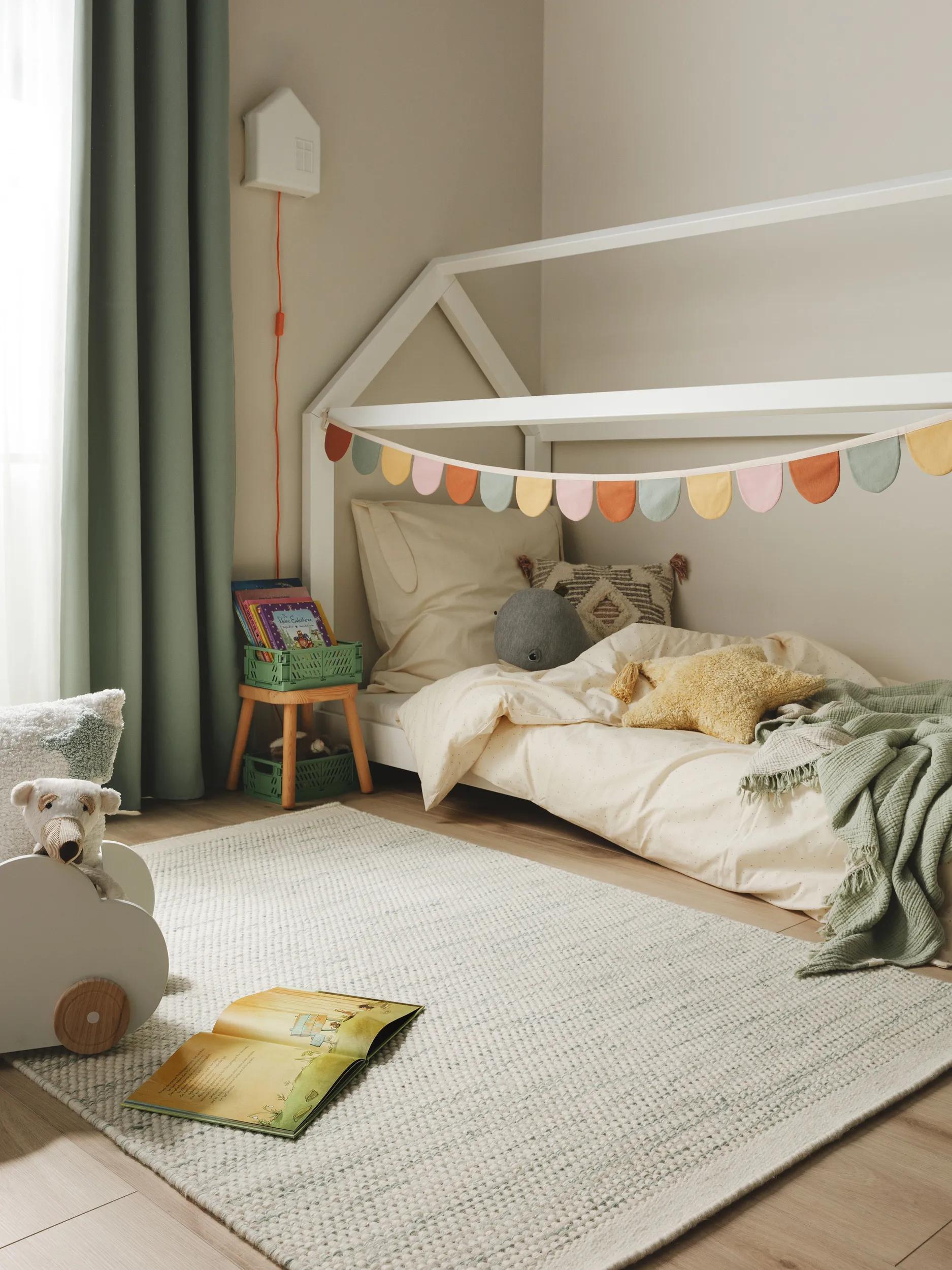 Alfombra infantil Rocky verde