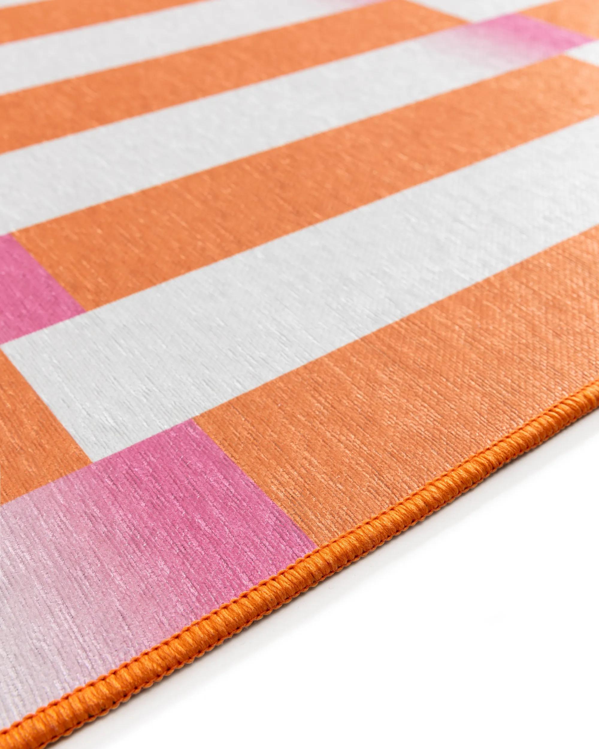 Flat Weave Rug Rory Orange
