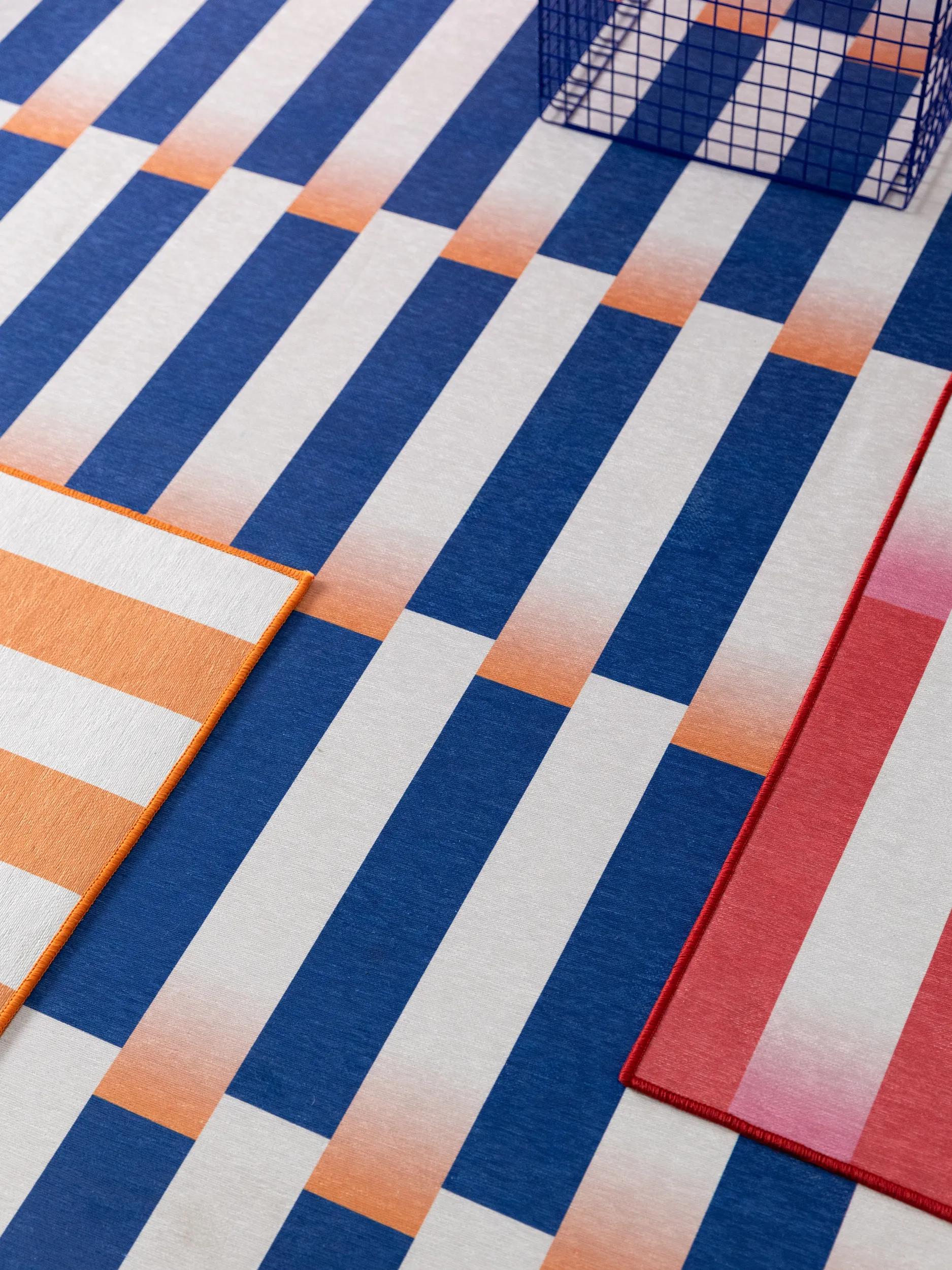 Flat Weave Rug Rory Blue