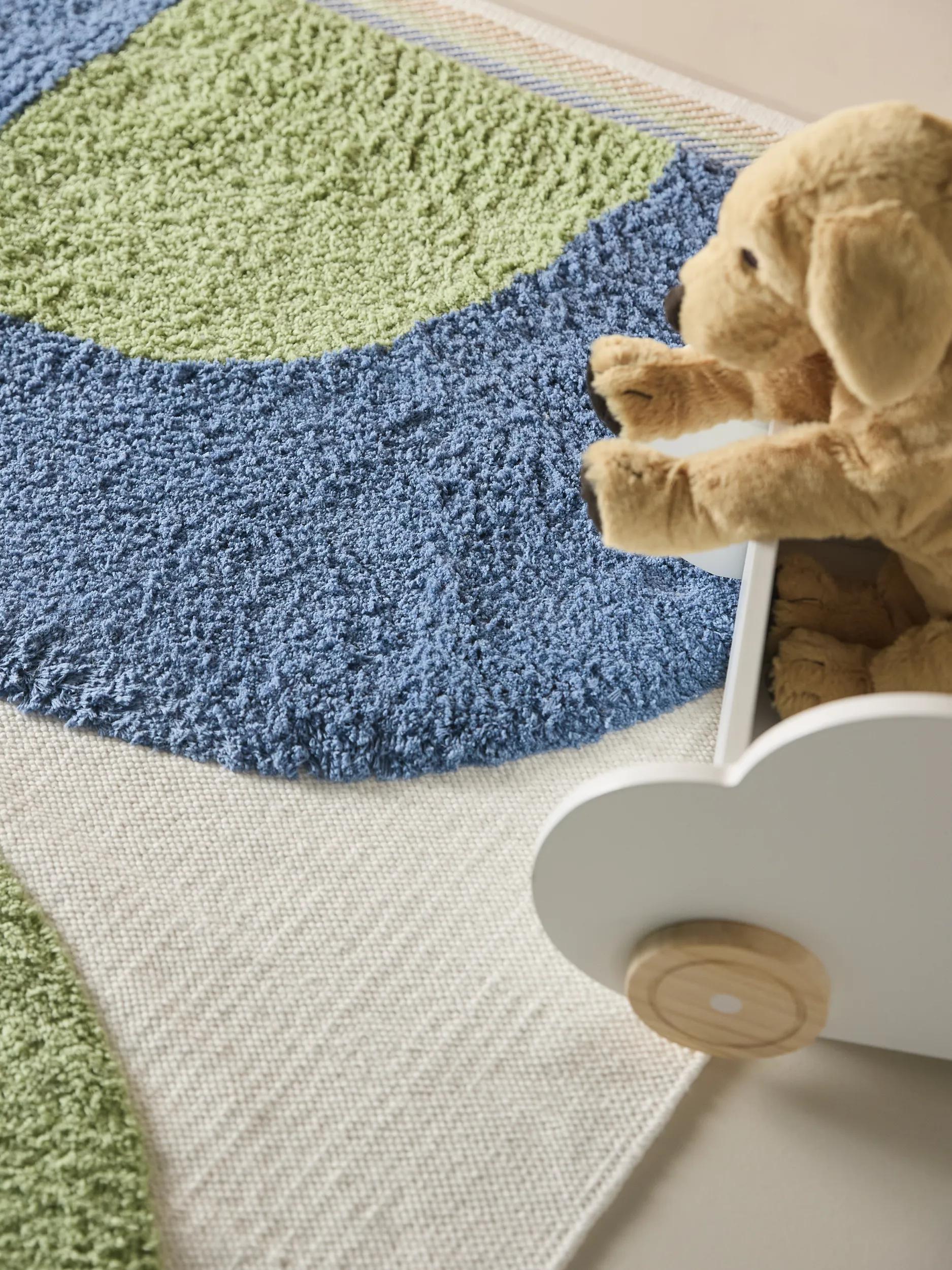 Kids rug Ruby Blue/Green