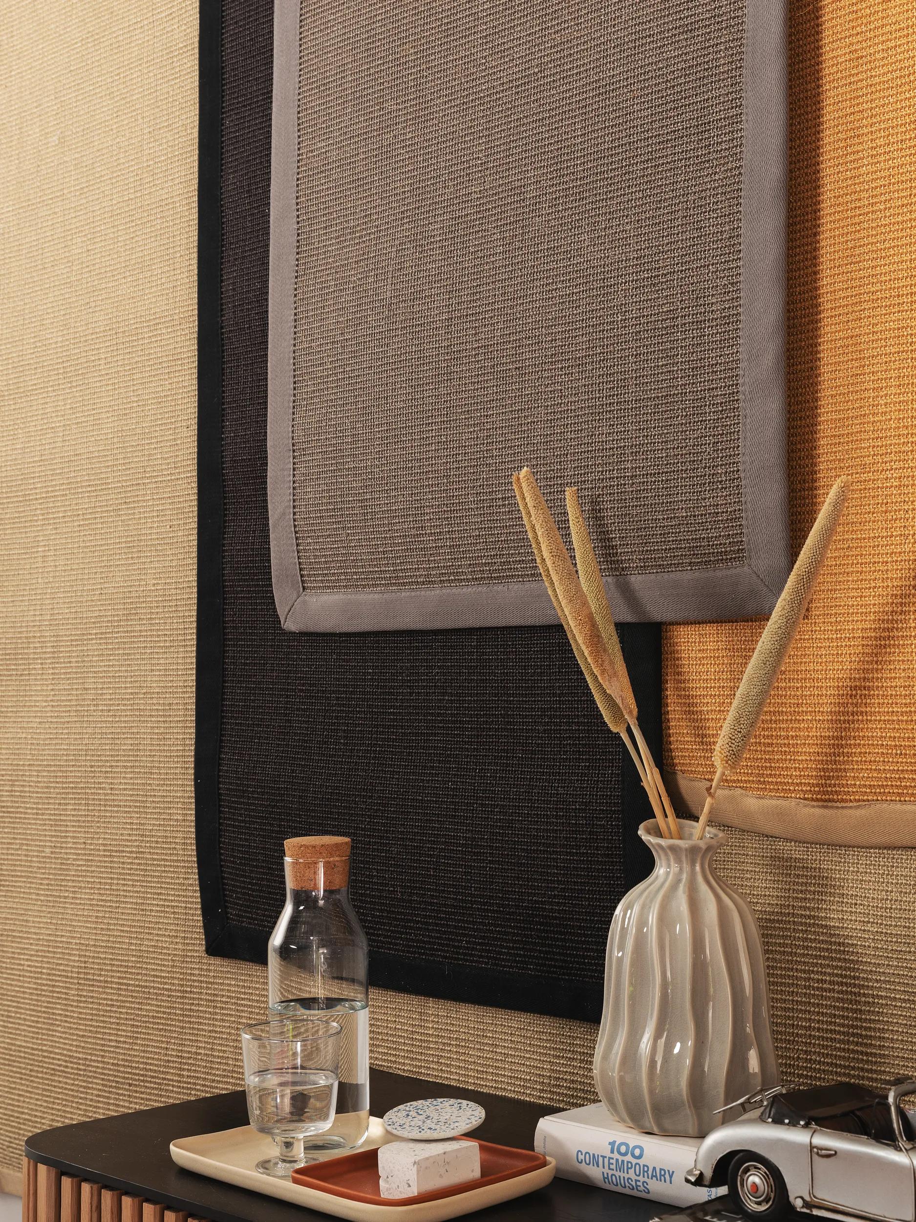 Sisal Rug Sana Black