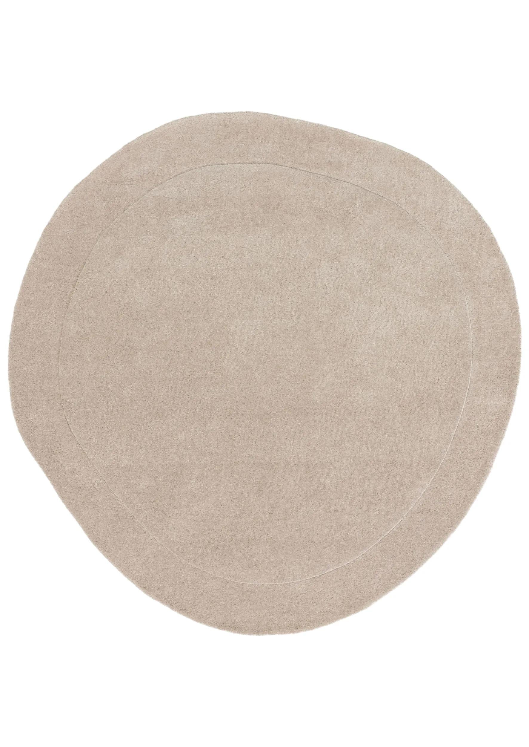 Wool Rug Shape Cream