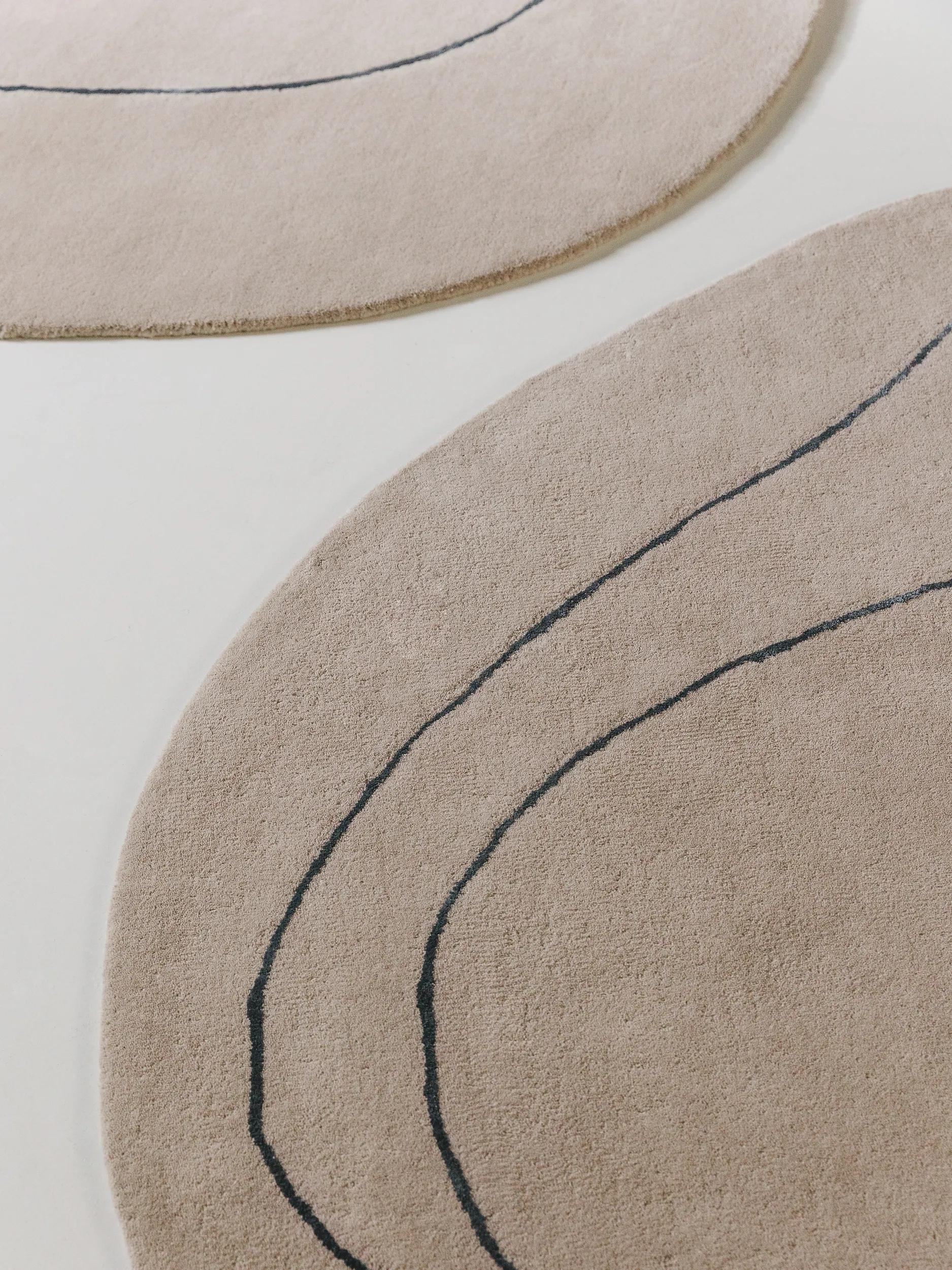 Wool Rug Shape Cream