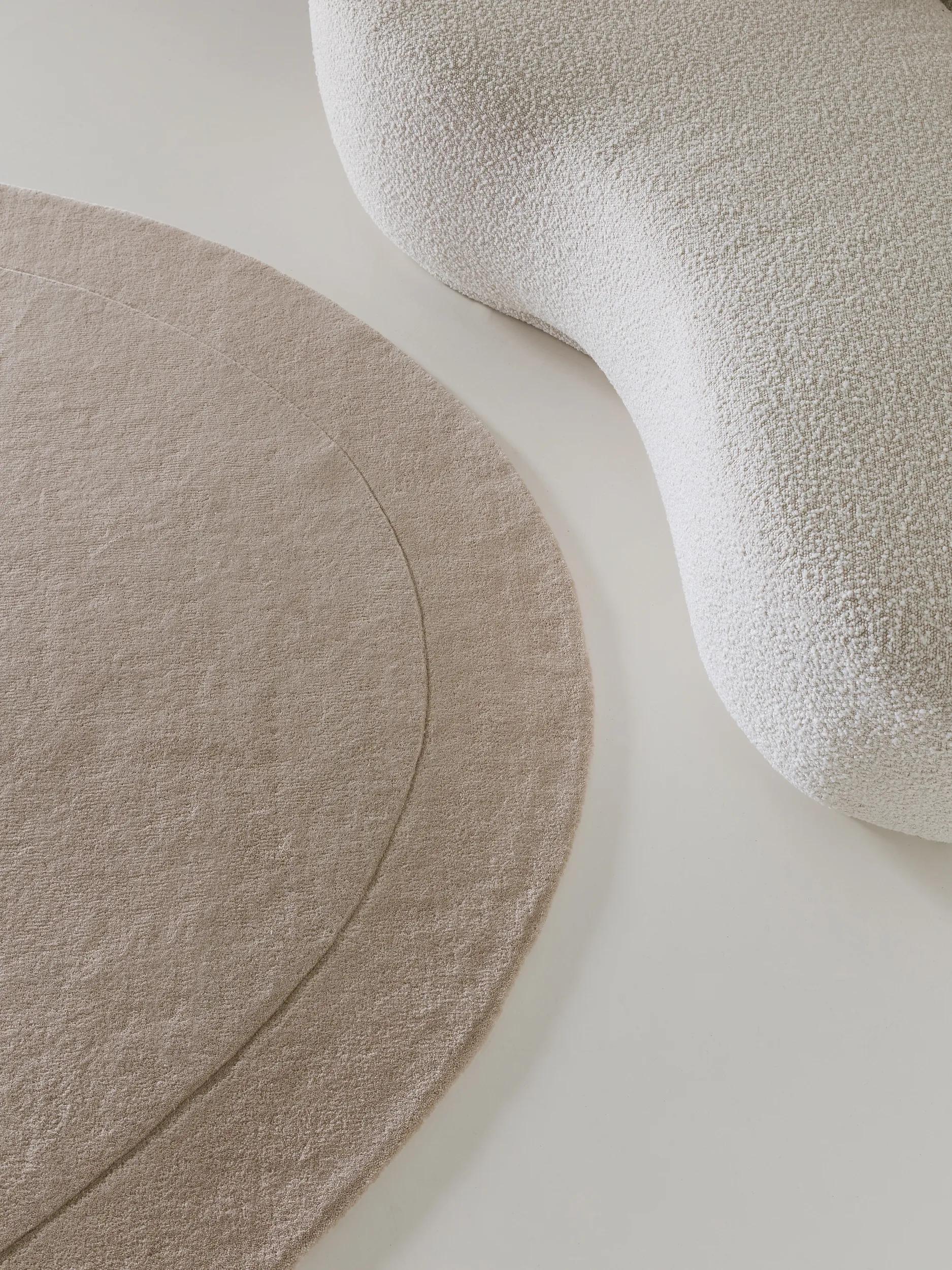 Wool Rug Shape Cream