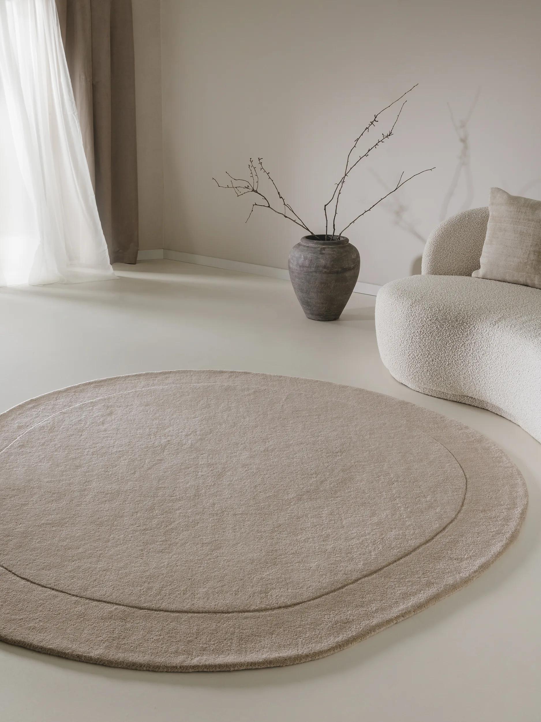 Wool Rug Shape Cream