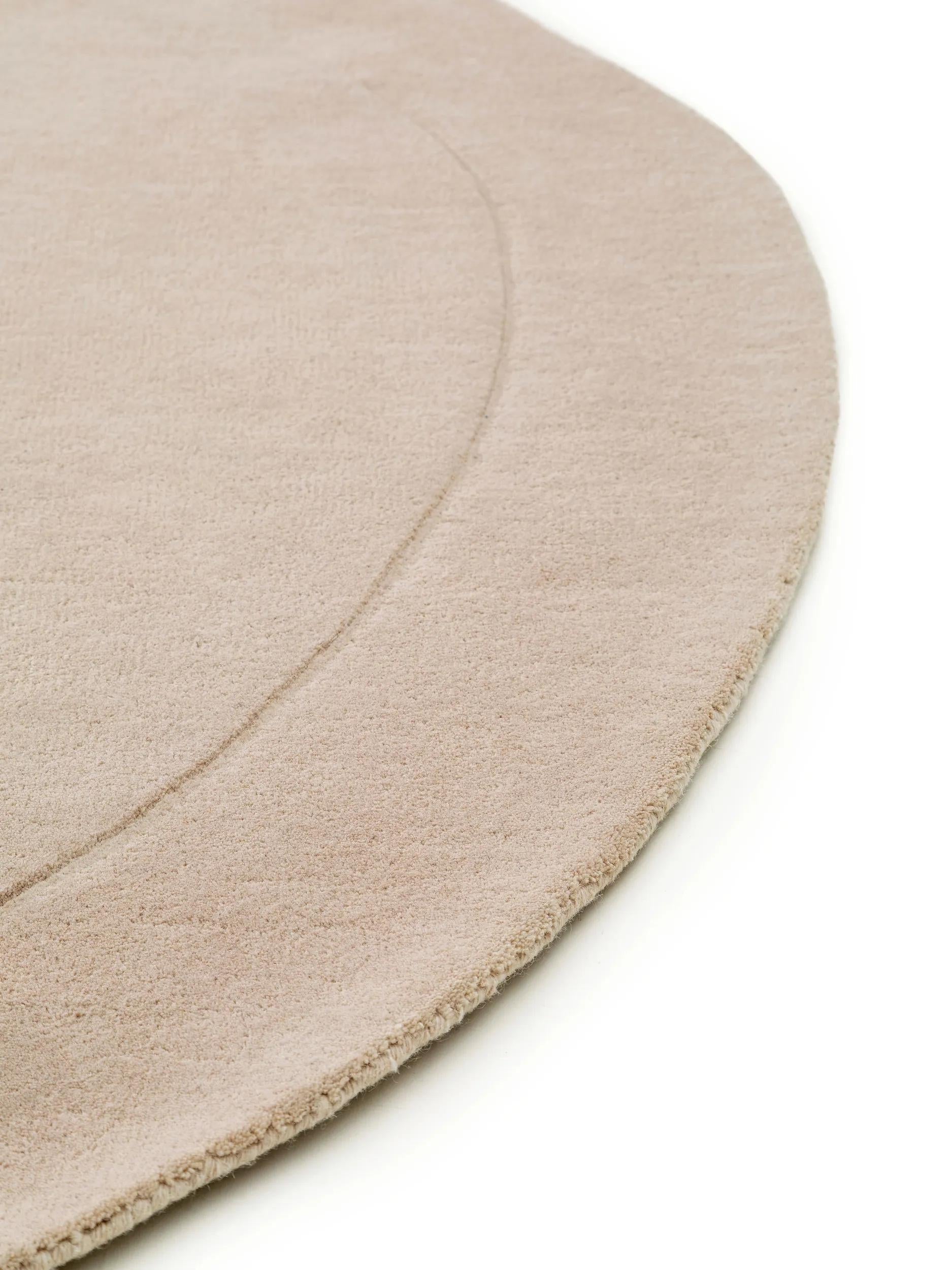 Wool Rug Shape Cream