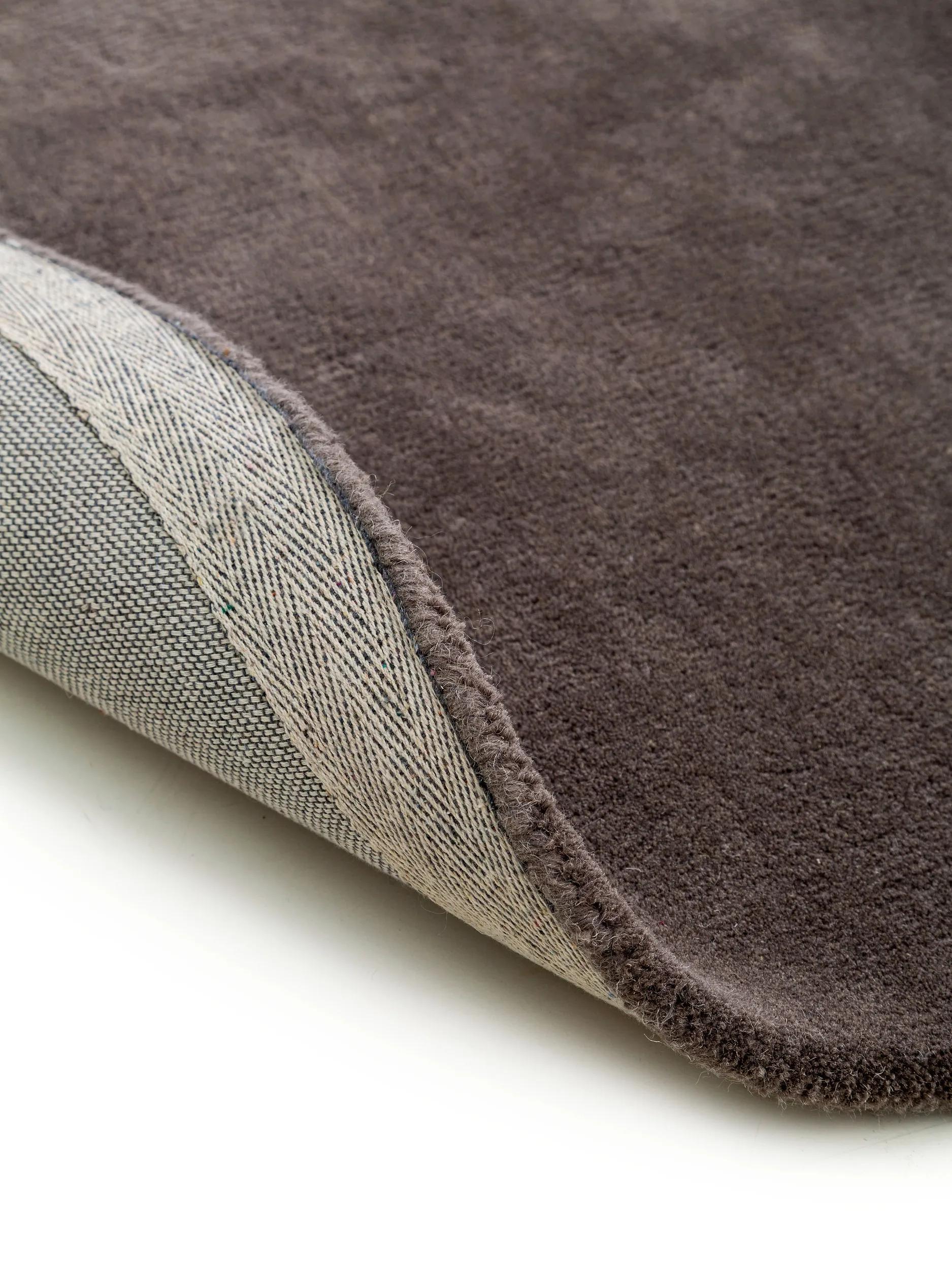 Wool Rug Shape Taupe