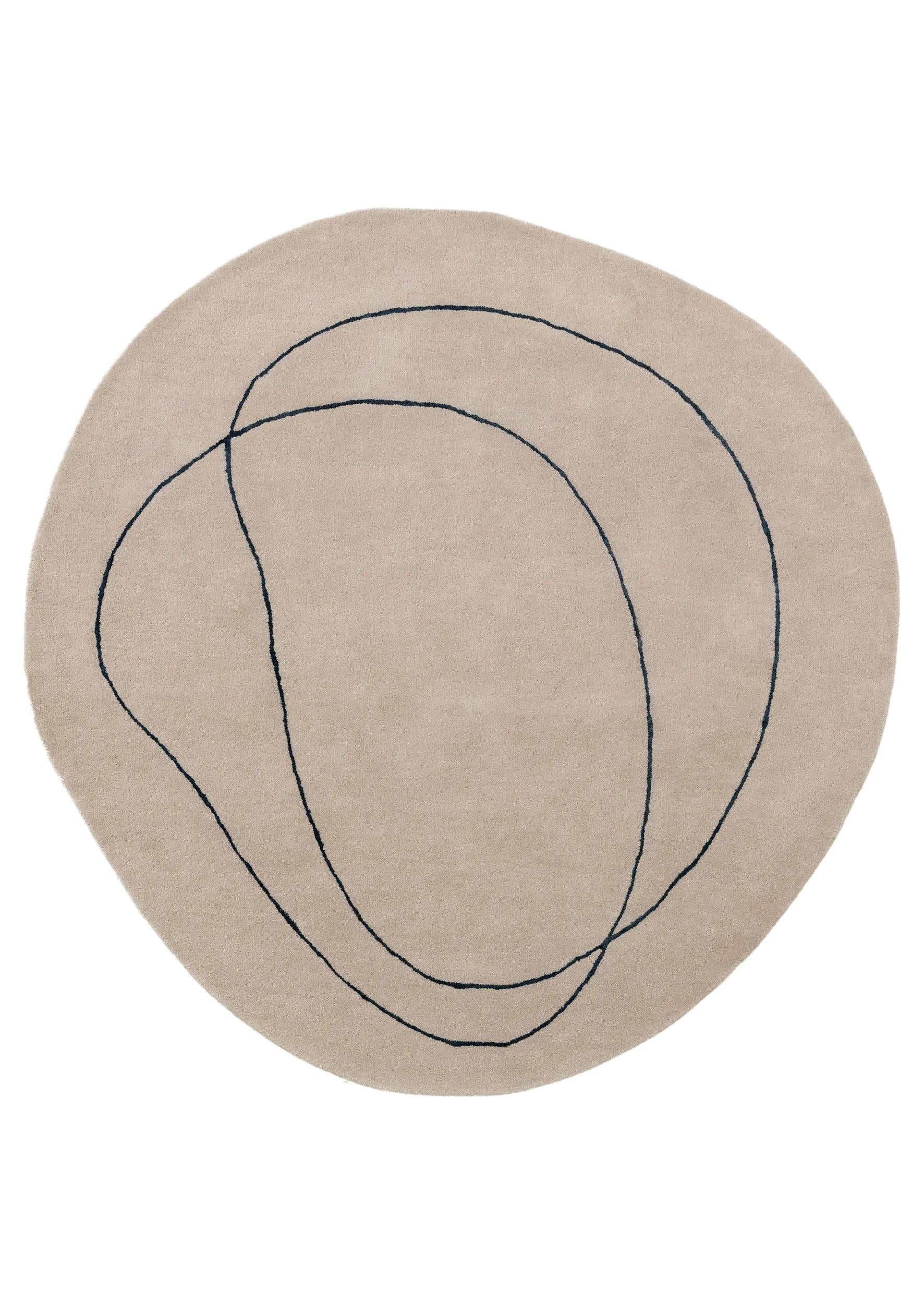 Wool Rug Shape Cream