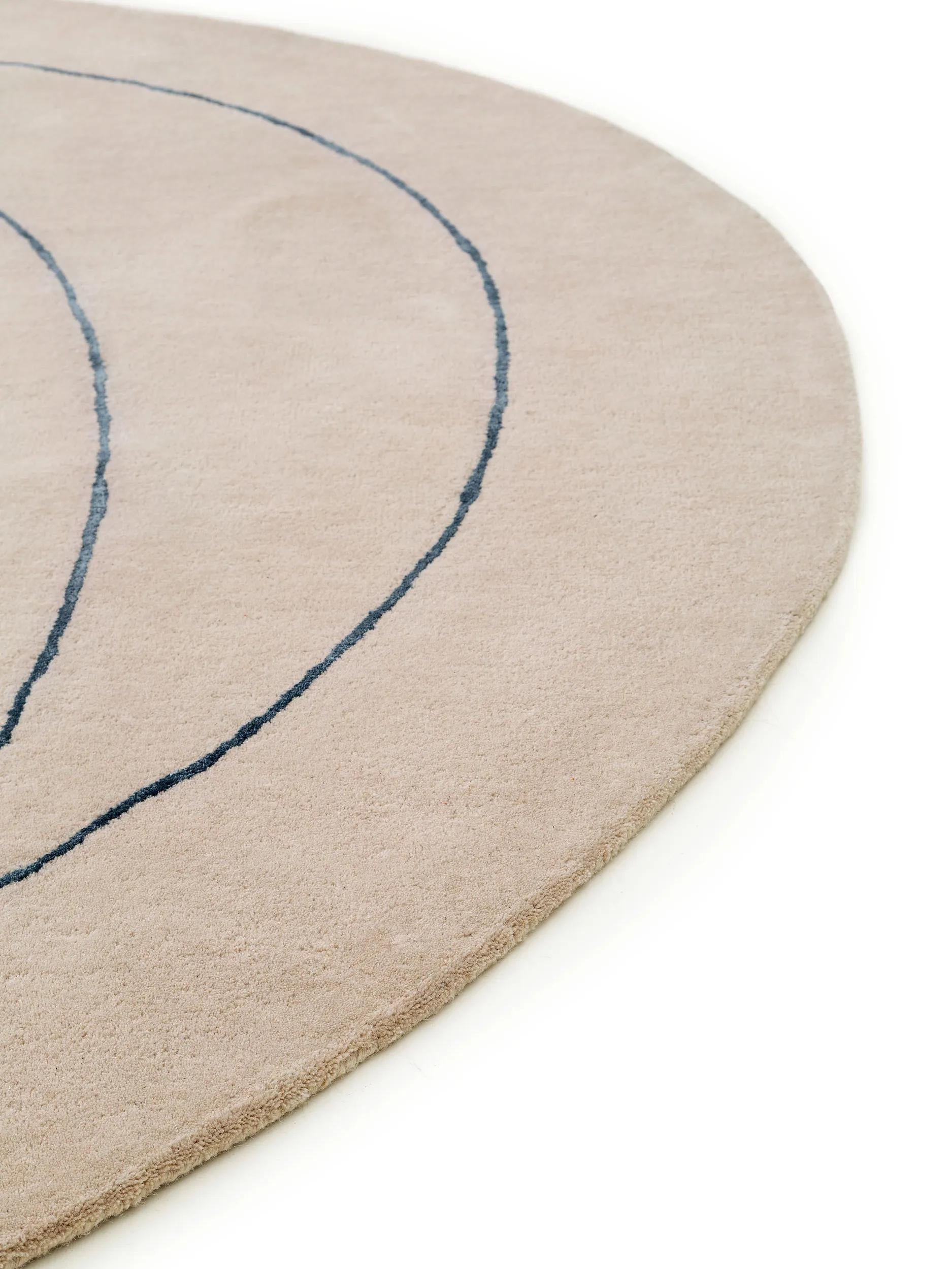 Wool Rug Shape Cream