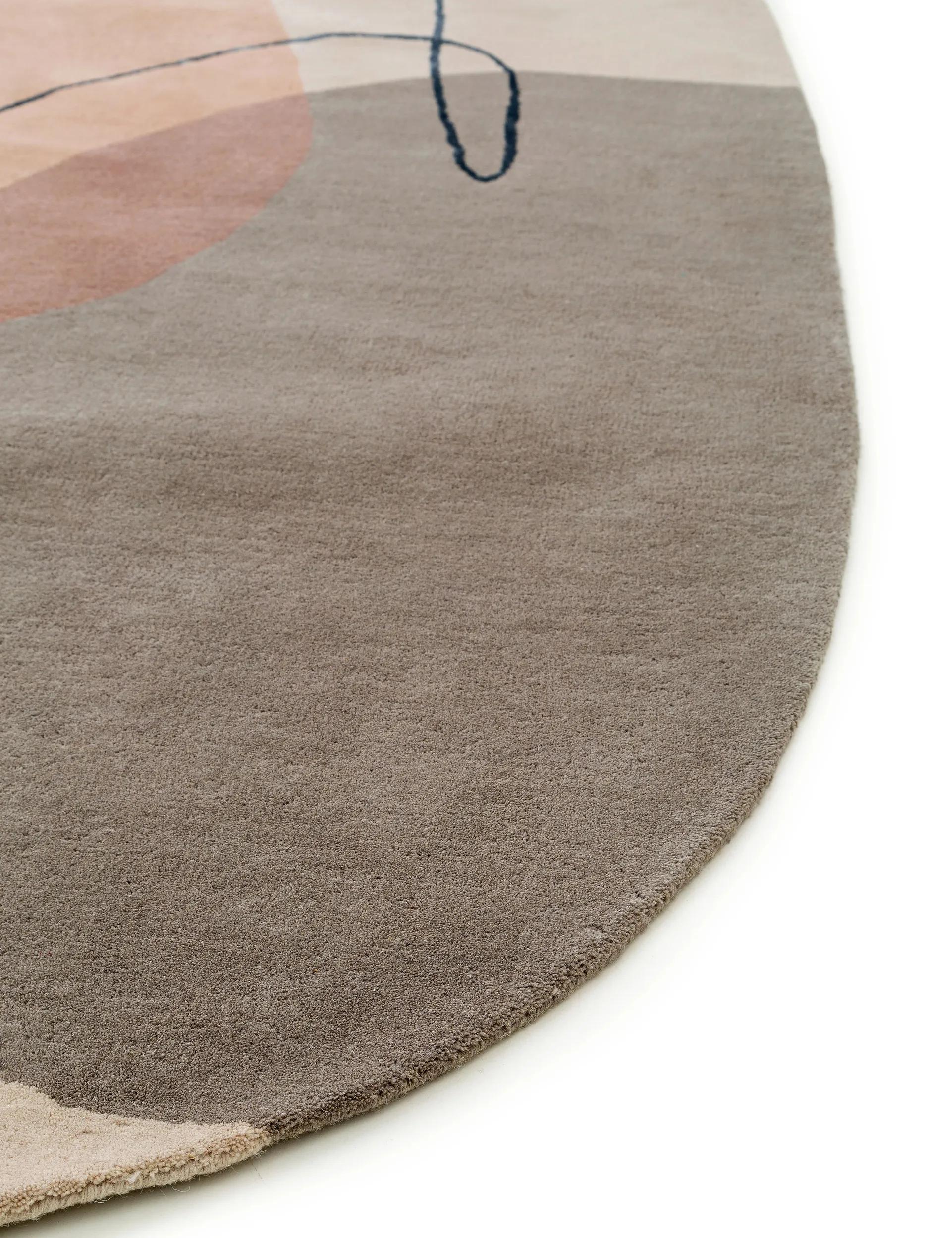 Wool Rug Shape Multicolour