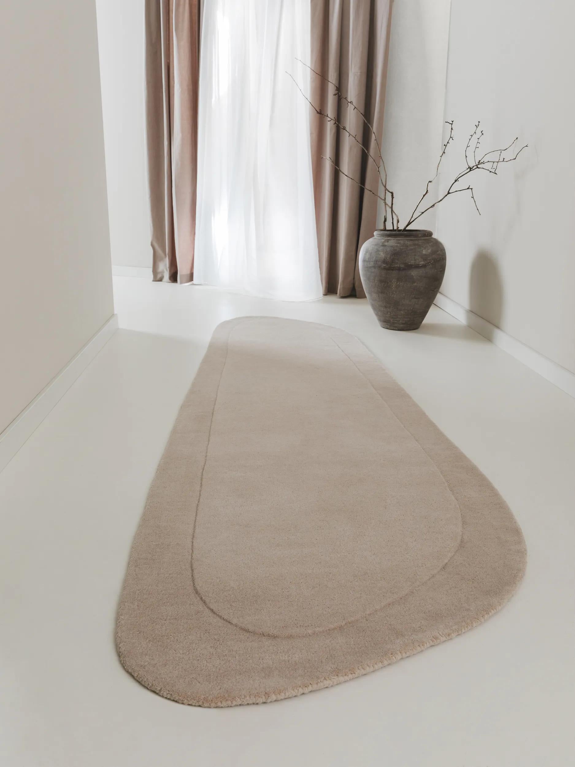 Wool Rug Shape Cream