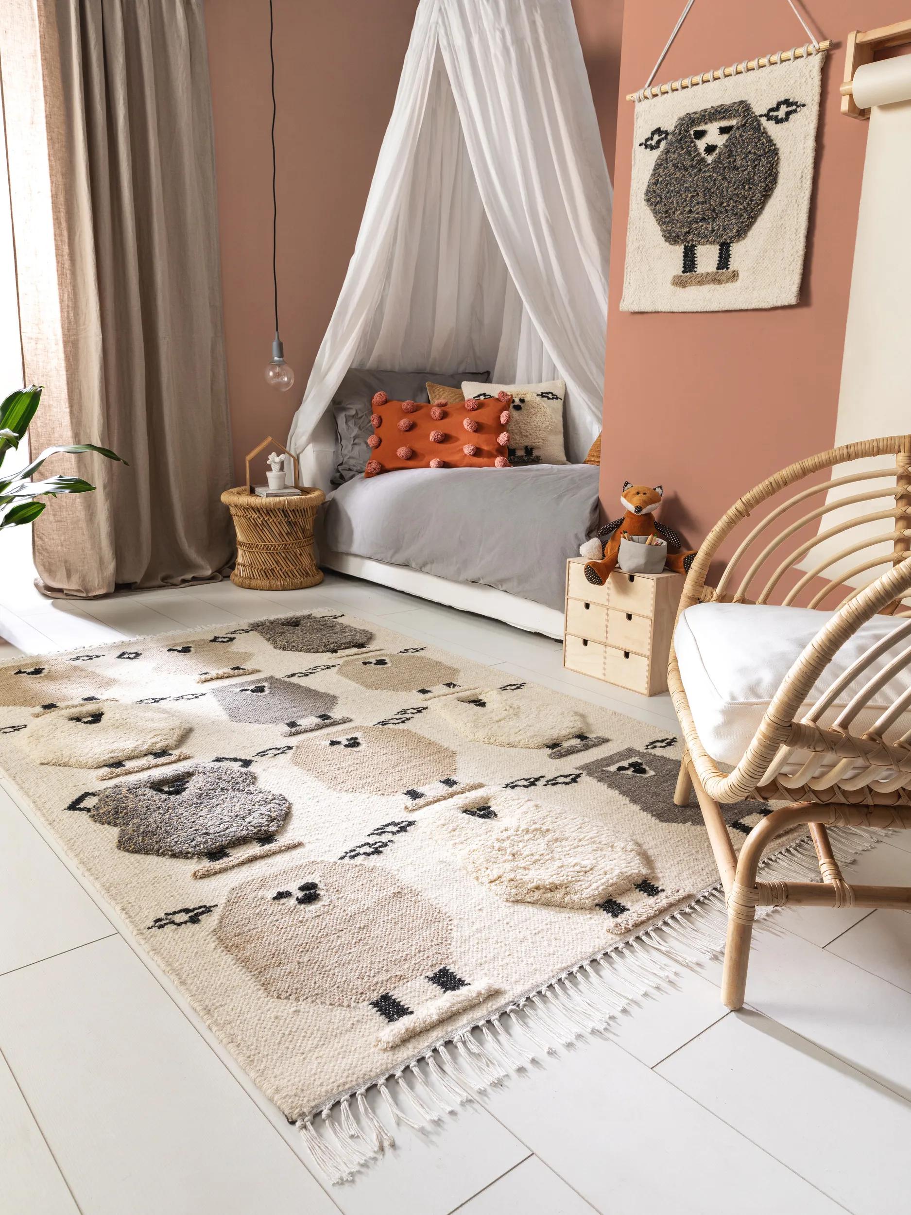 Alfombra infantil Shawn crema