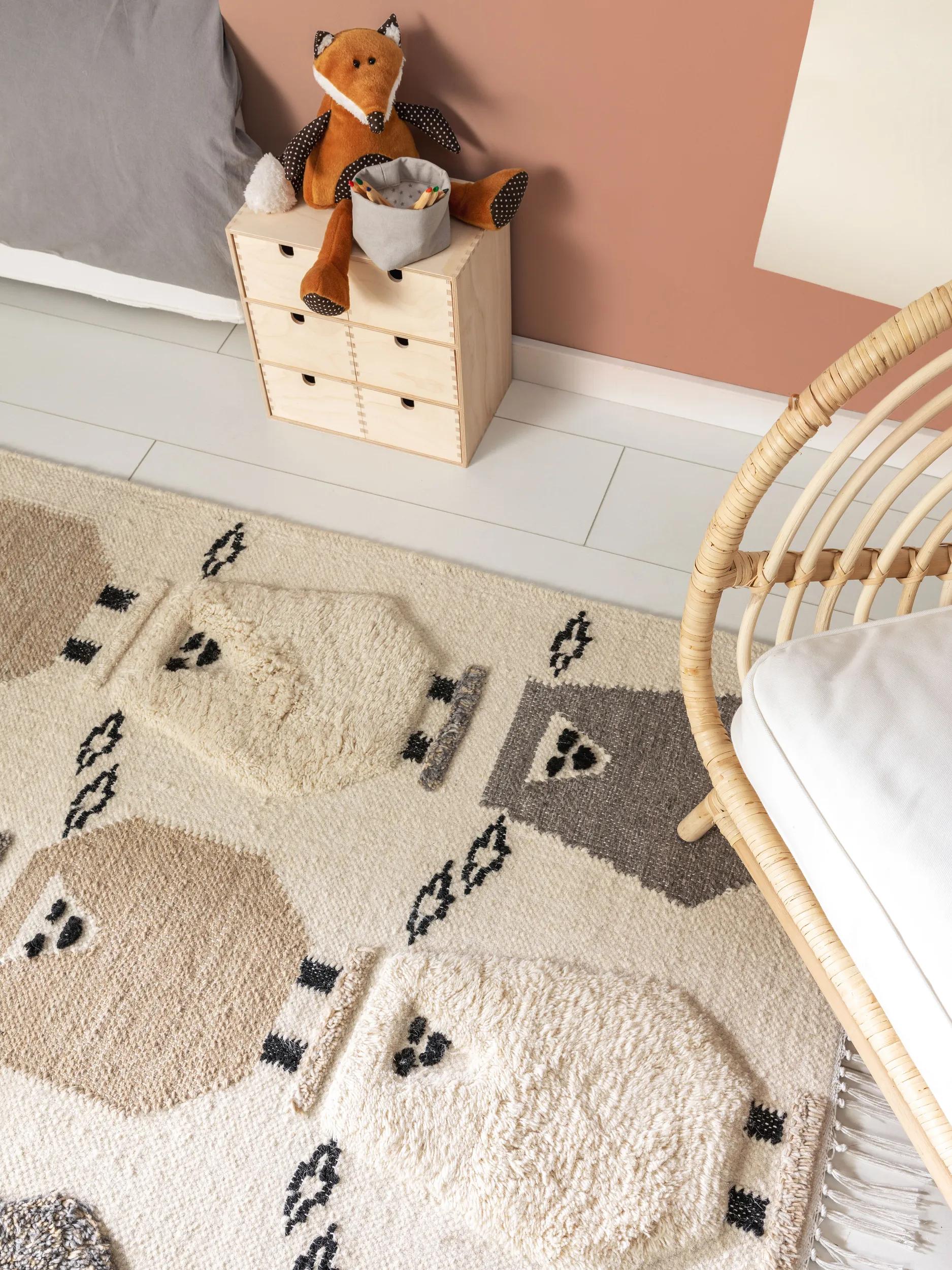 Alfombra infantil Shawn crema