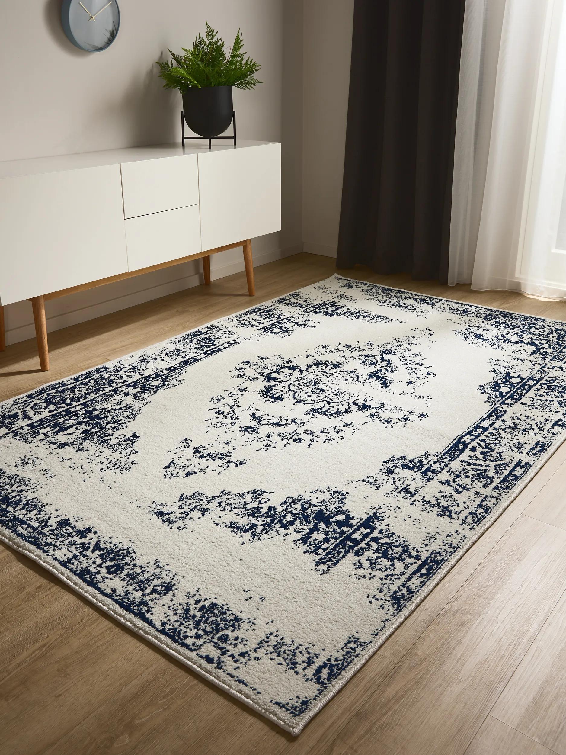 Rug Sia Cream/Blue