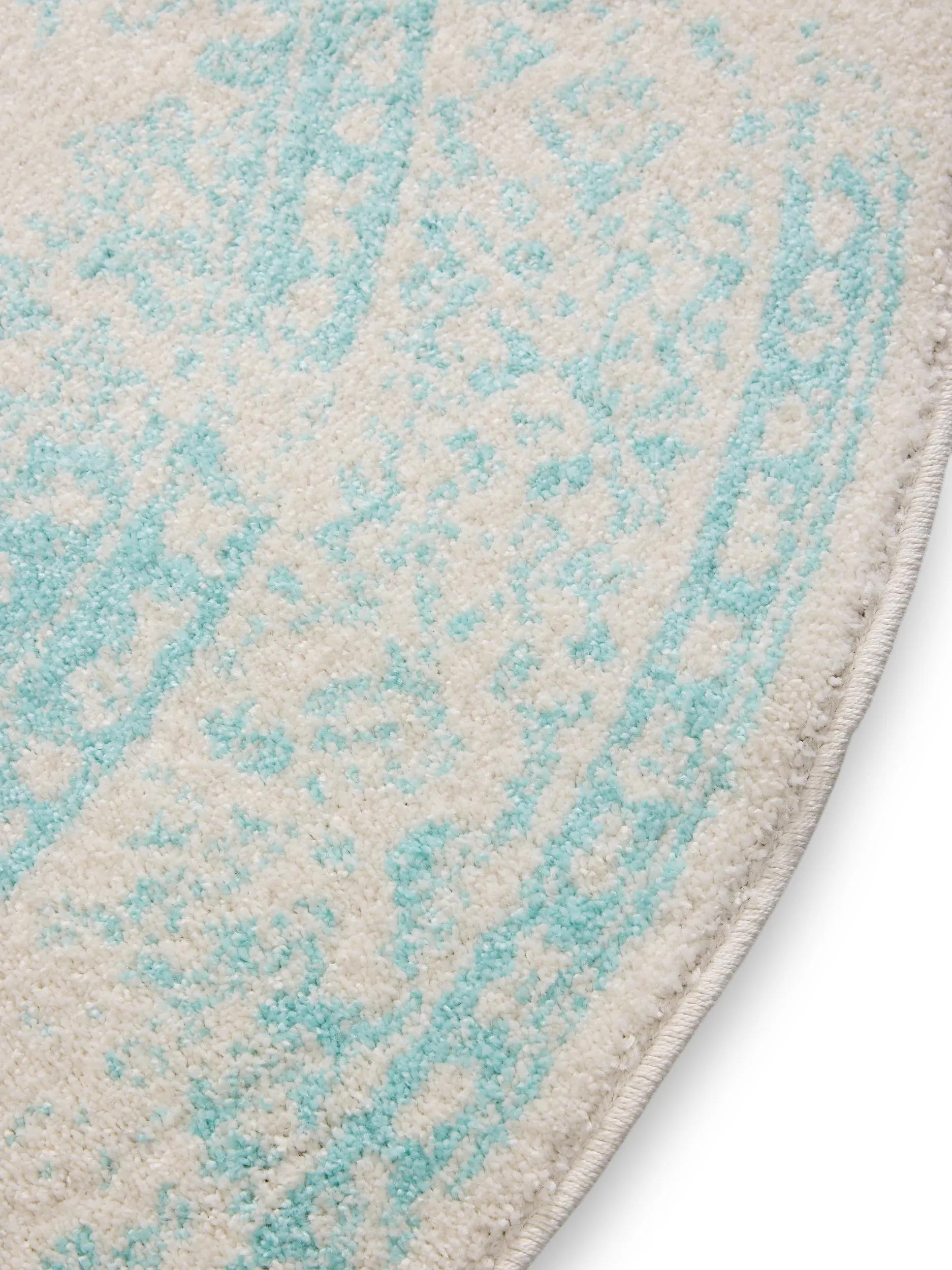 Rug Sia Cream/Turquoise