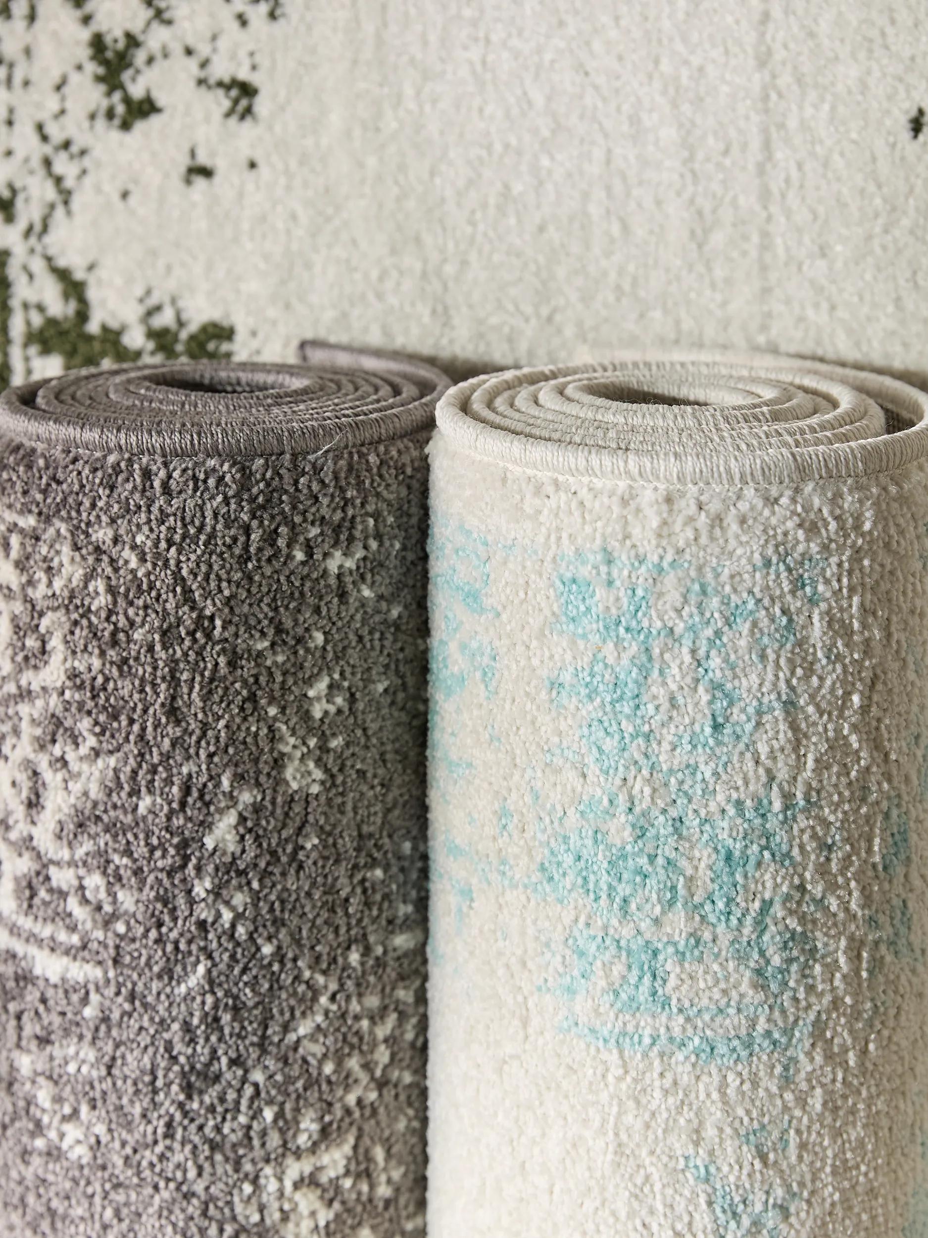 Rug Sia Cream/Turquoise