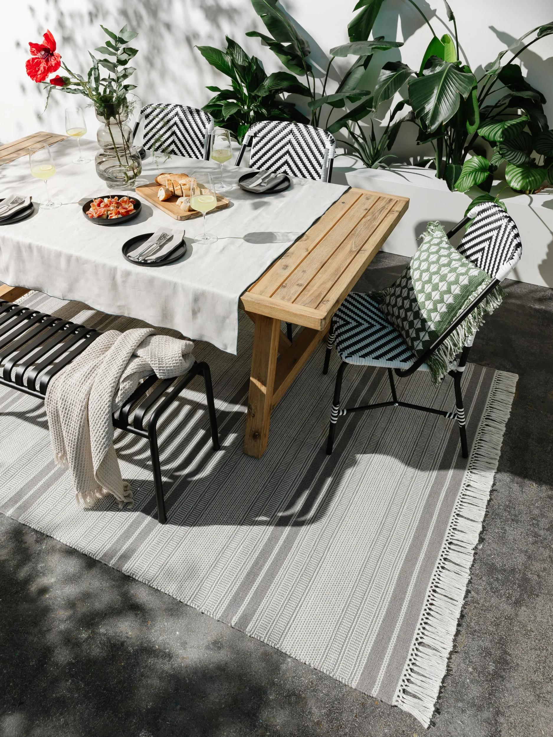 In- & Outdoor Rug Siena Grey