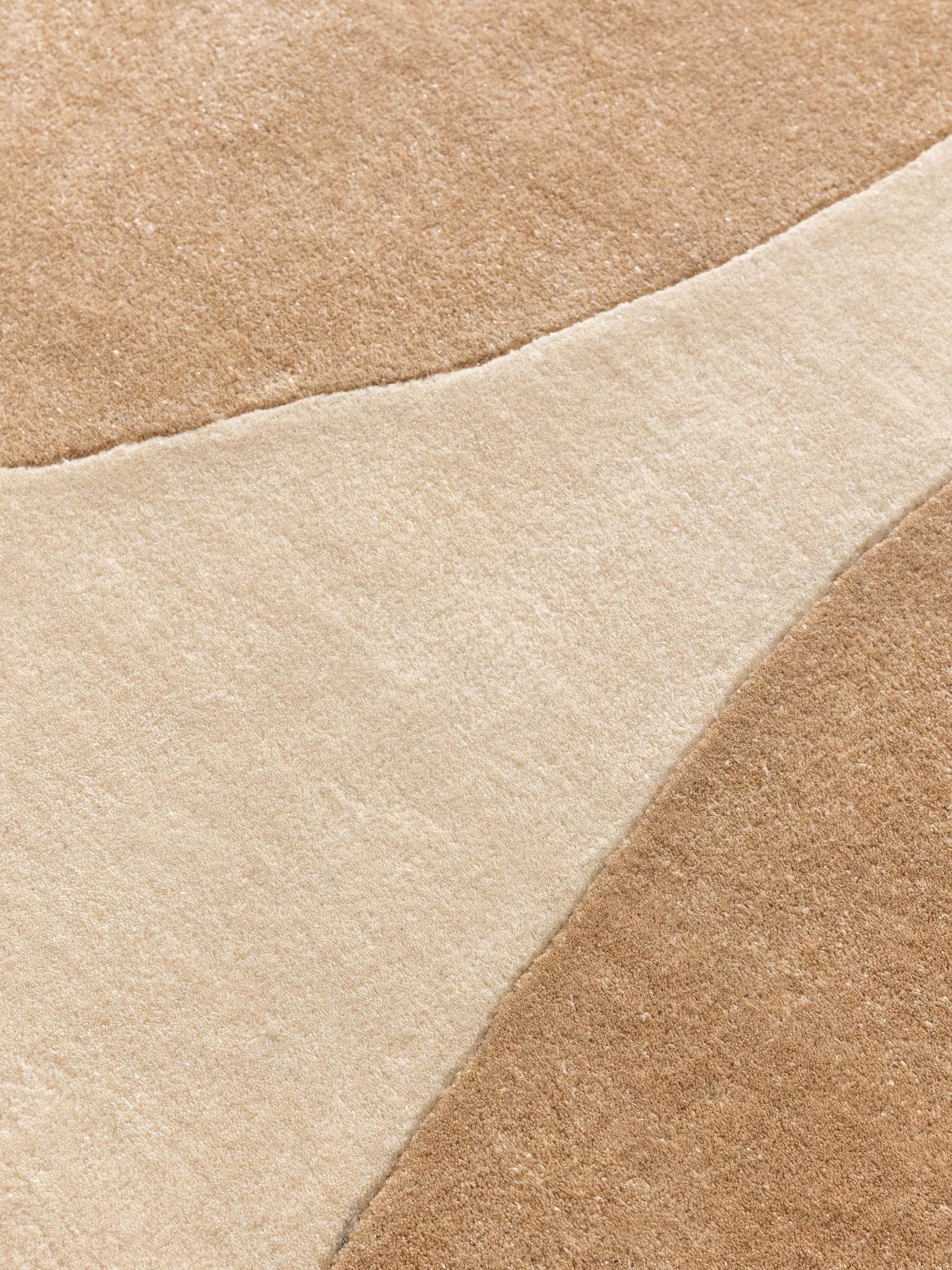 Rug made from recycled material Smilla Beige