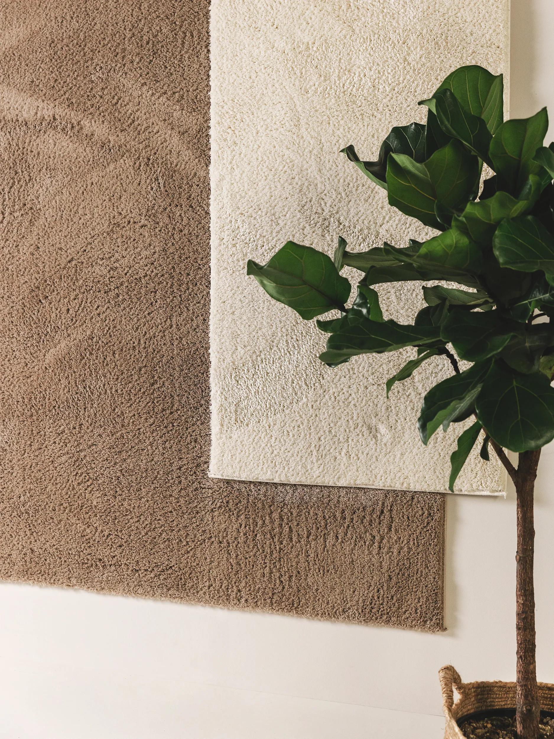 Shaggy rug Soda Beige