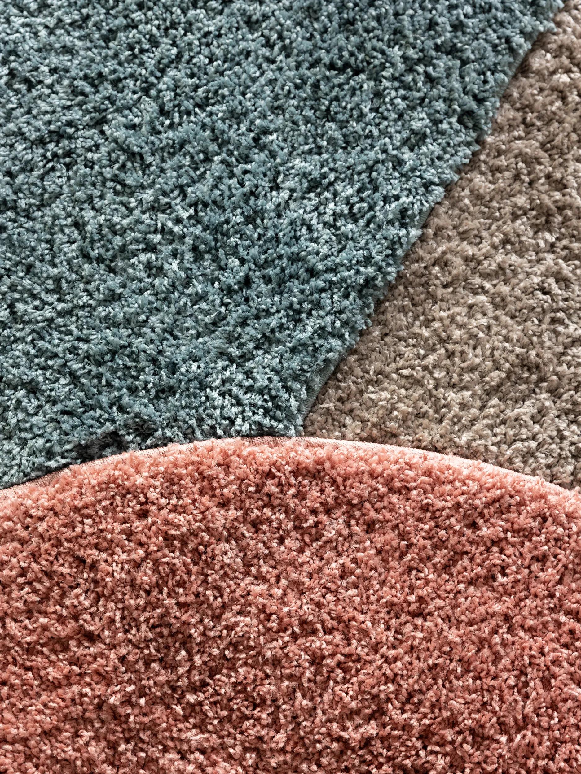 Washable Shaggy Rug Soho Blue