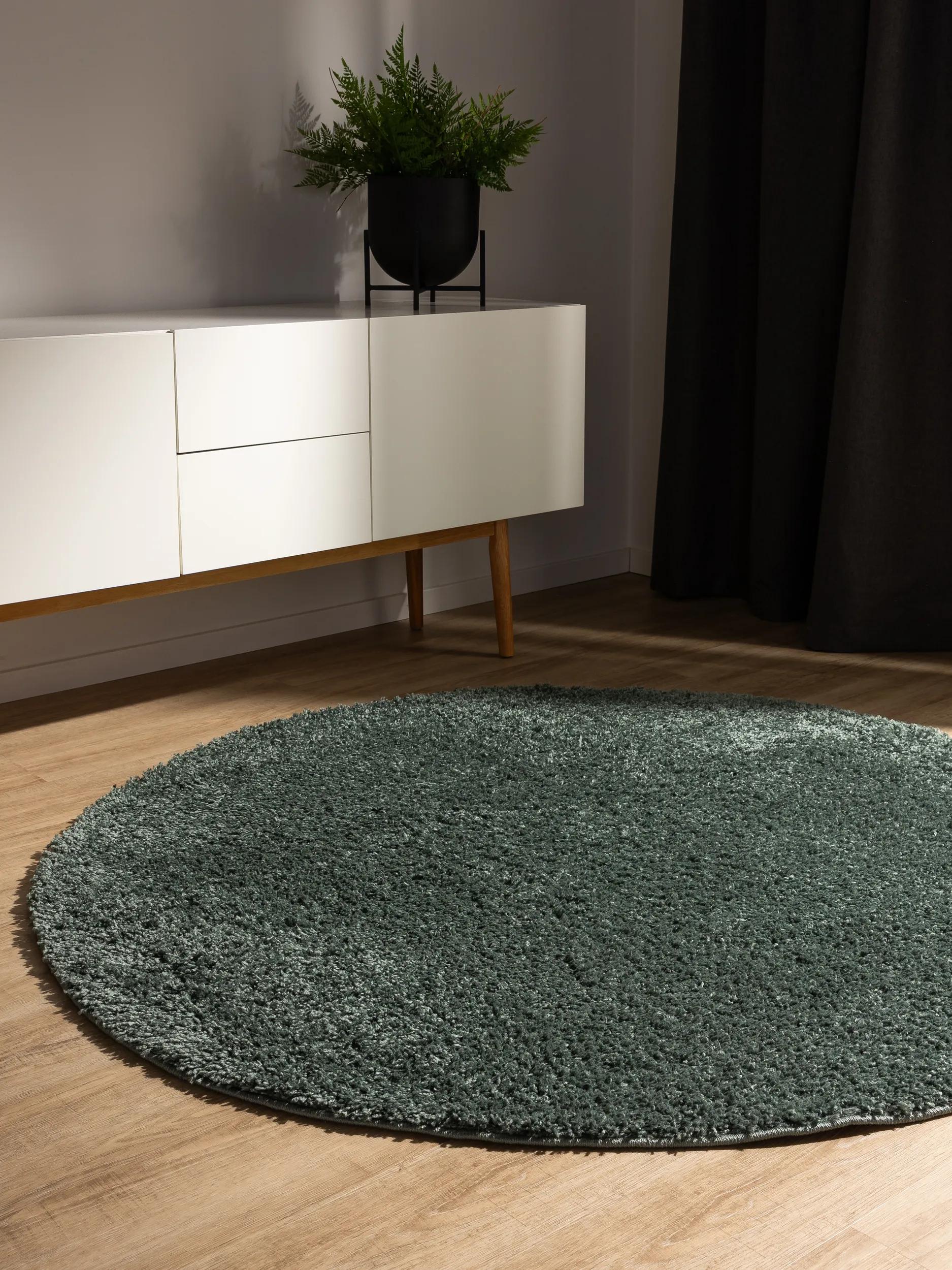 Washable Shaggy Rug Soho Light Green