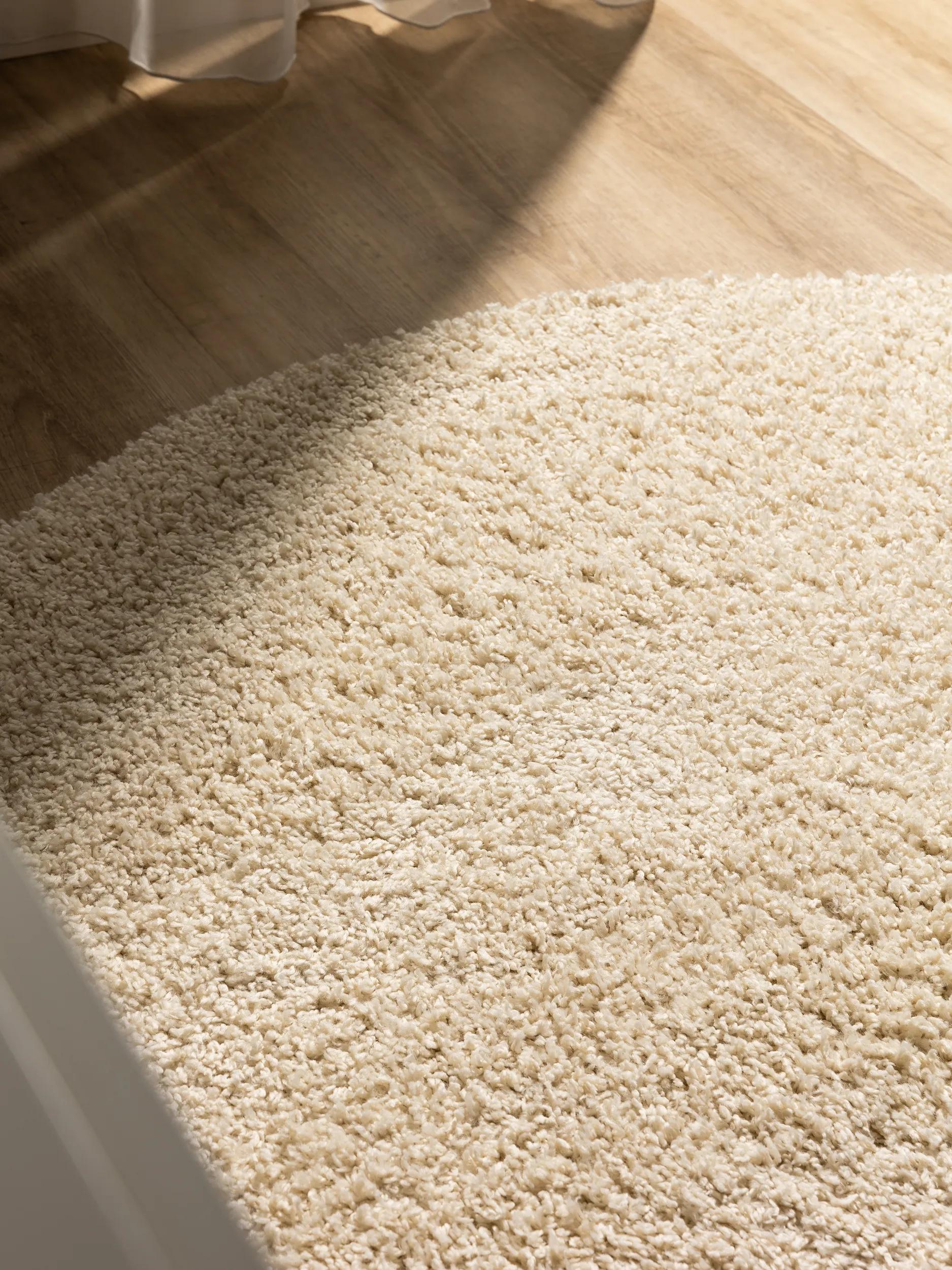 Washable Shaggy Rug Soho Cream