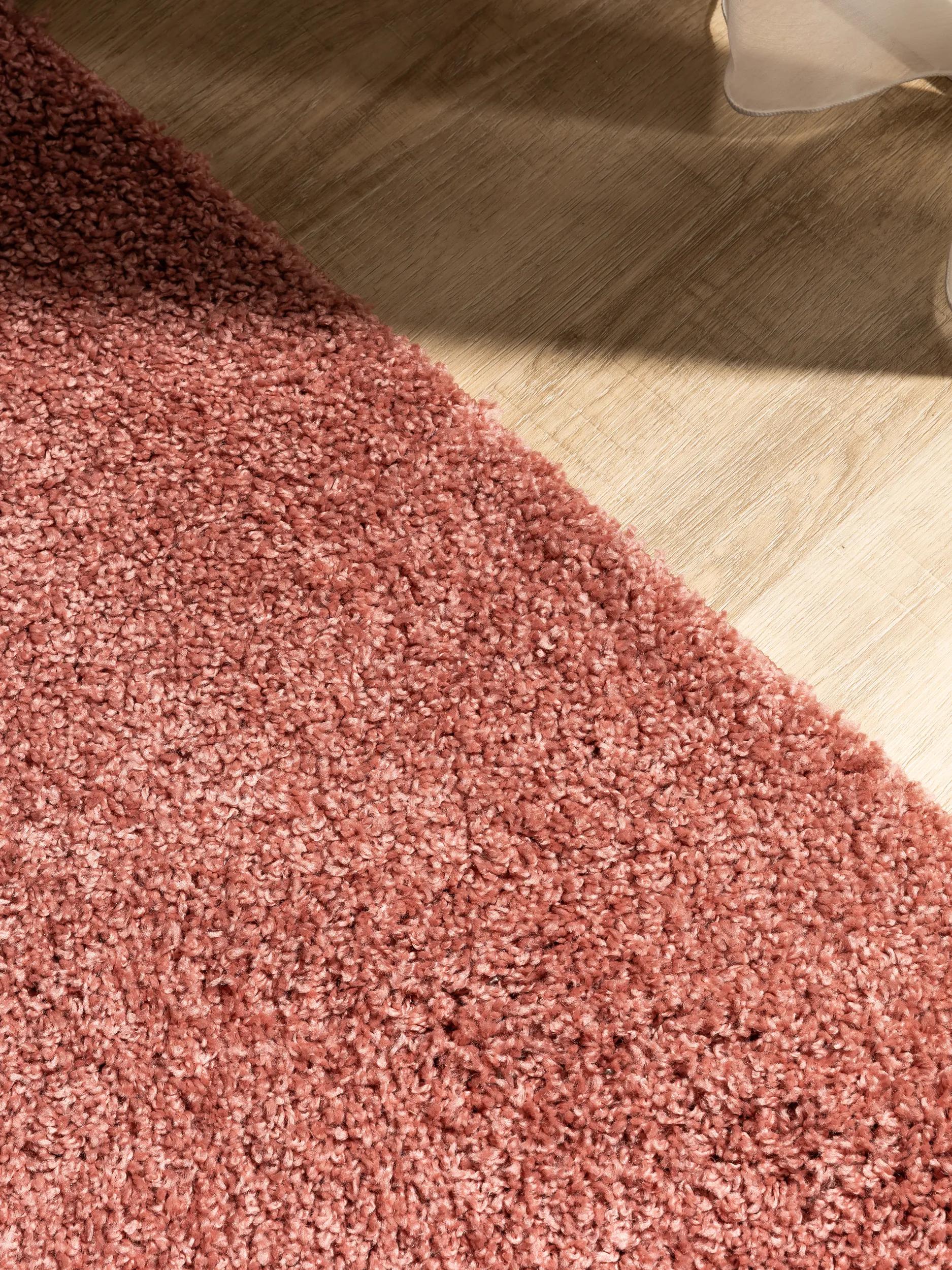 Washable Shaggy Rug Soho Rose