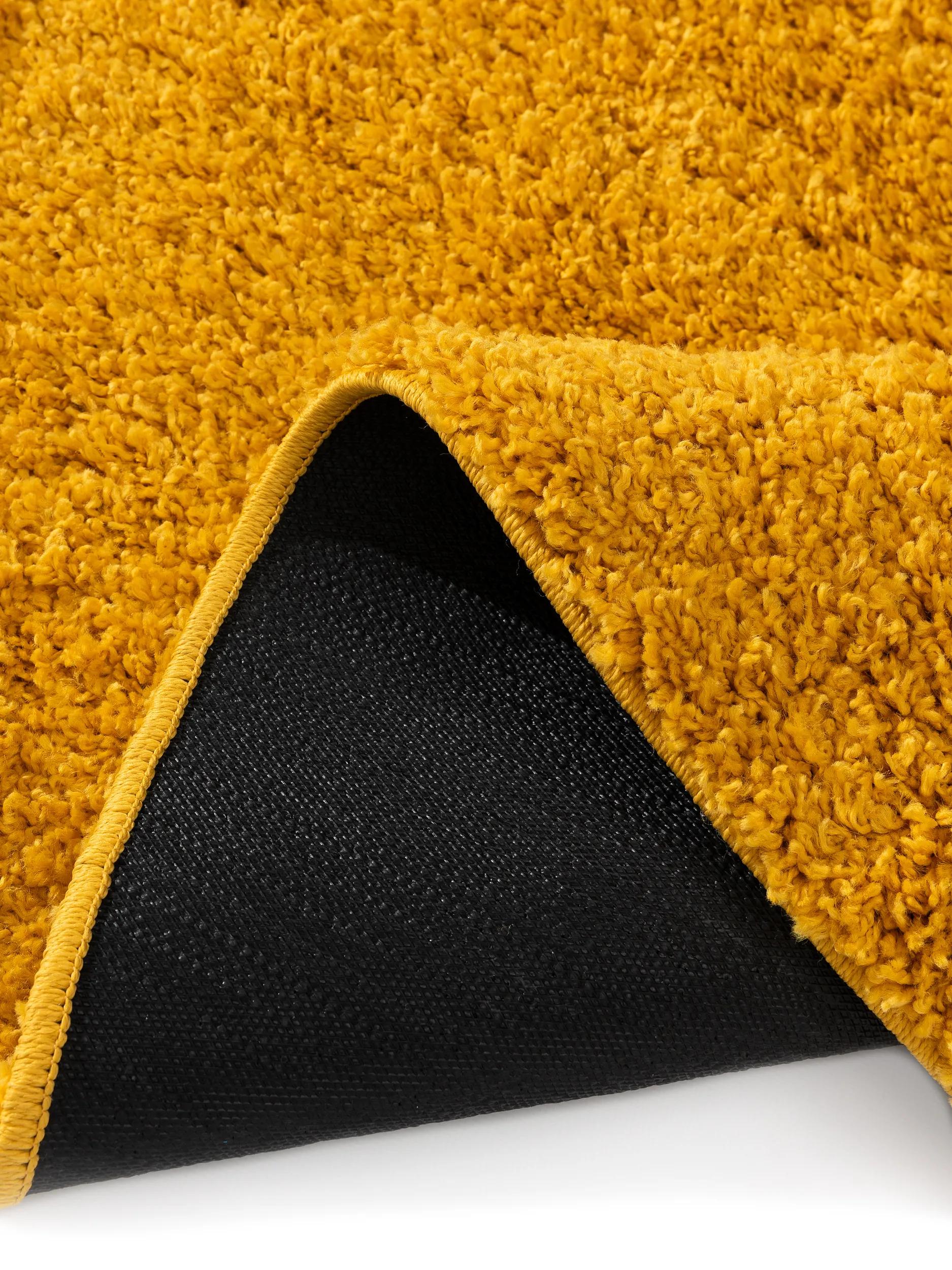 Washable Shaggy Rug Soho Yellow
