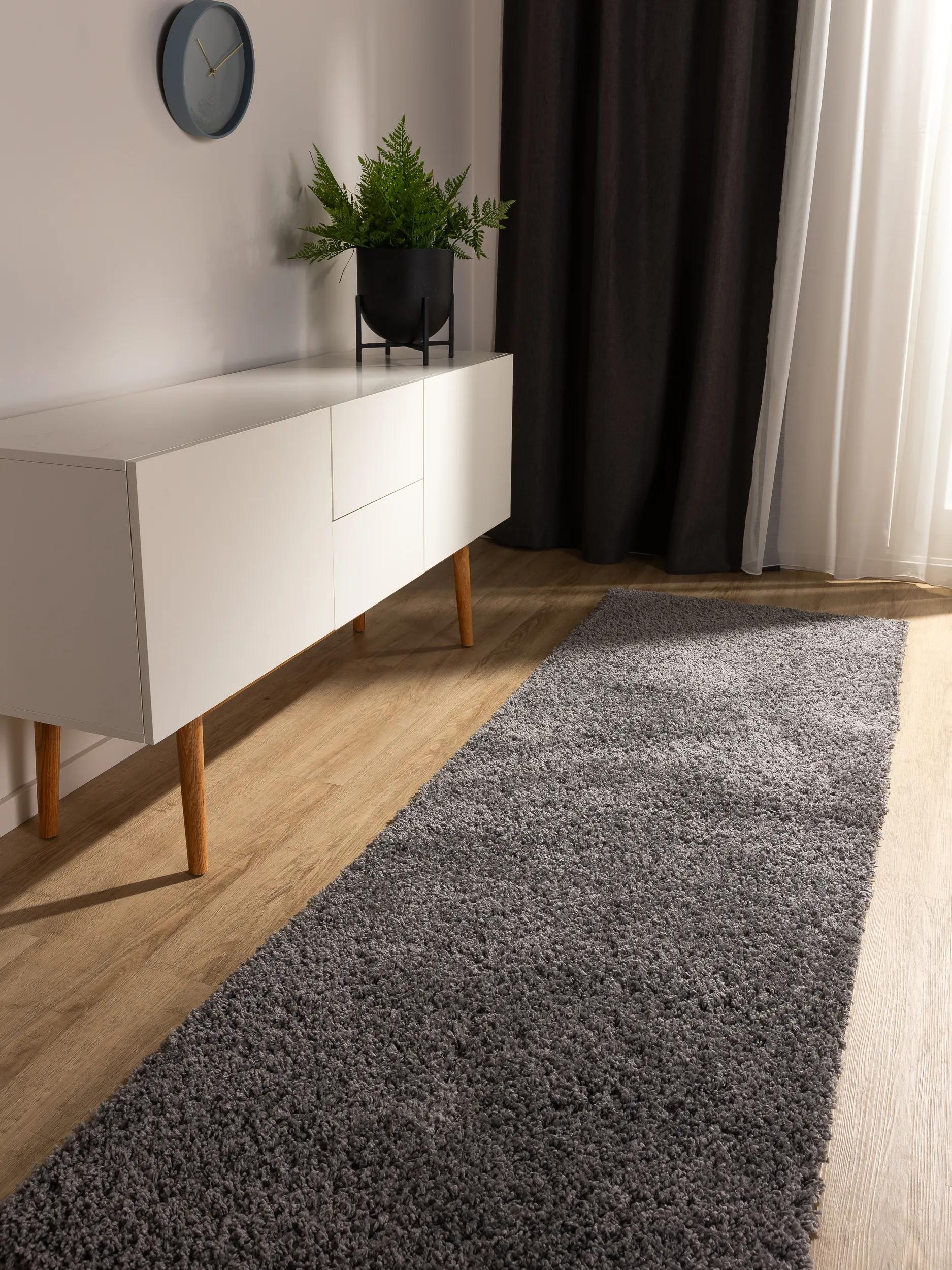 Washable Shaggy Rug Soho Grey