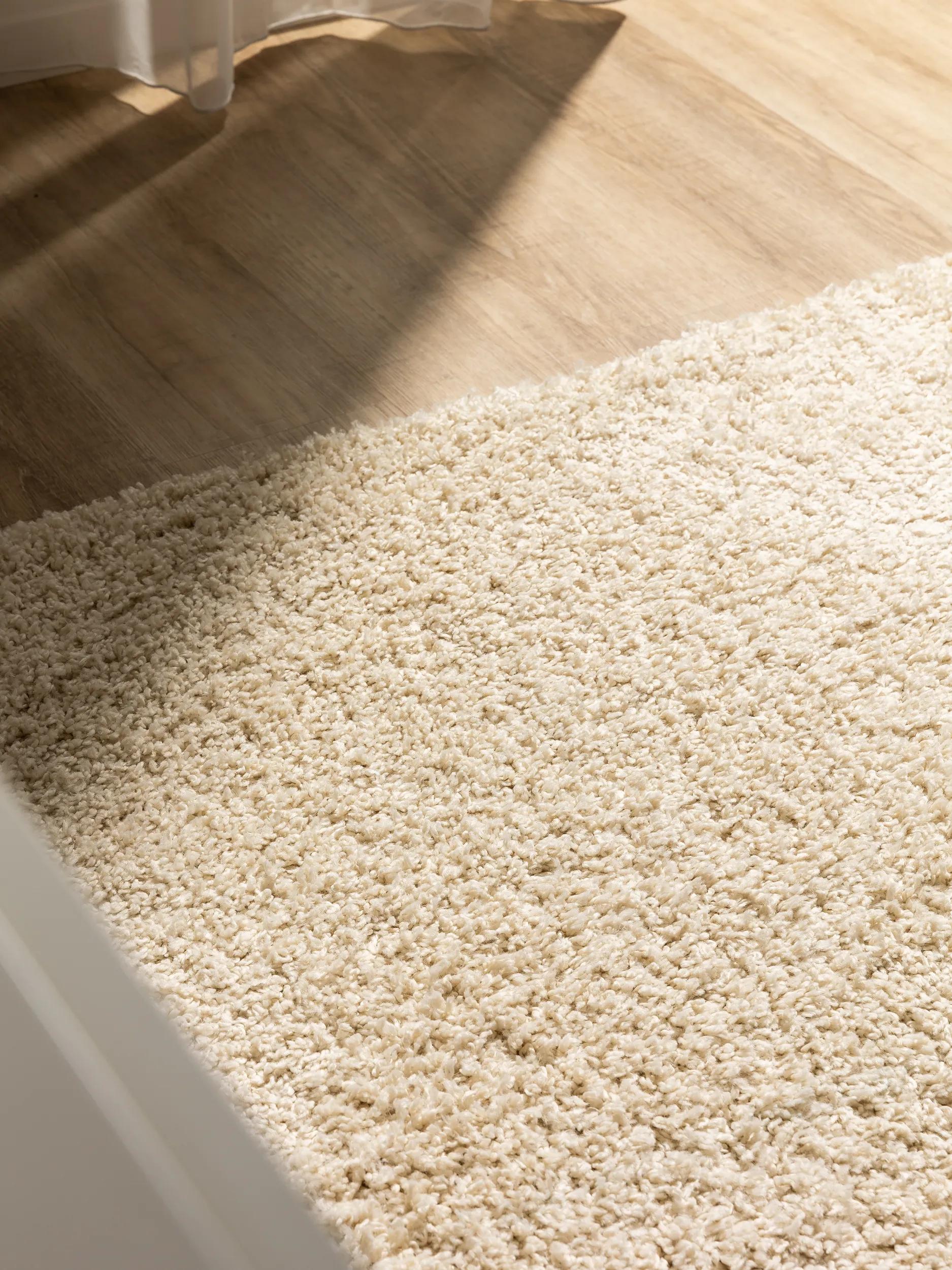 Washable Shaggy Rug Soho Cream