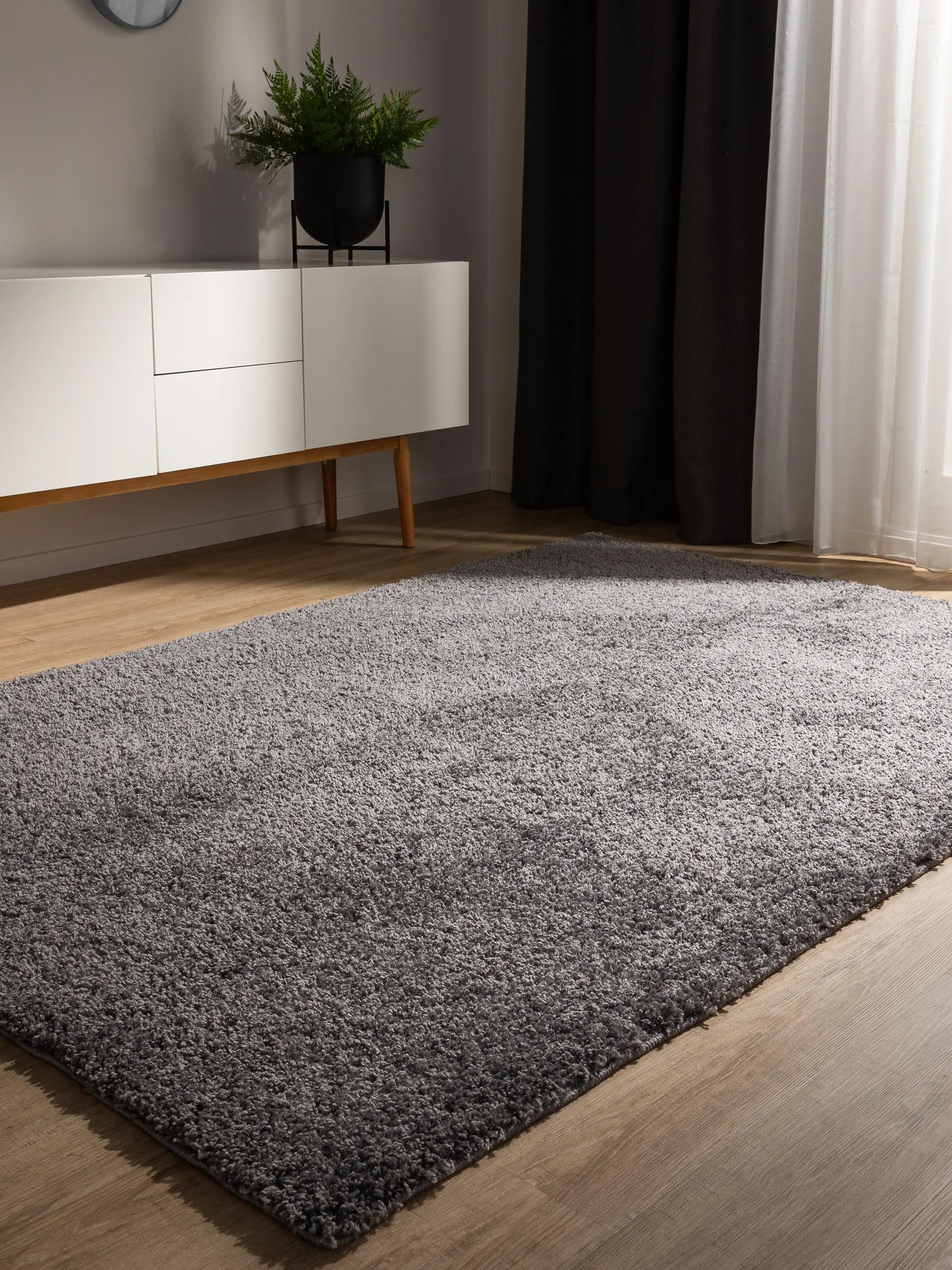 Washable Shaggy Rug Soho Grey