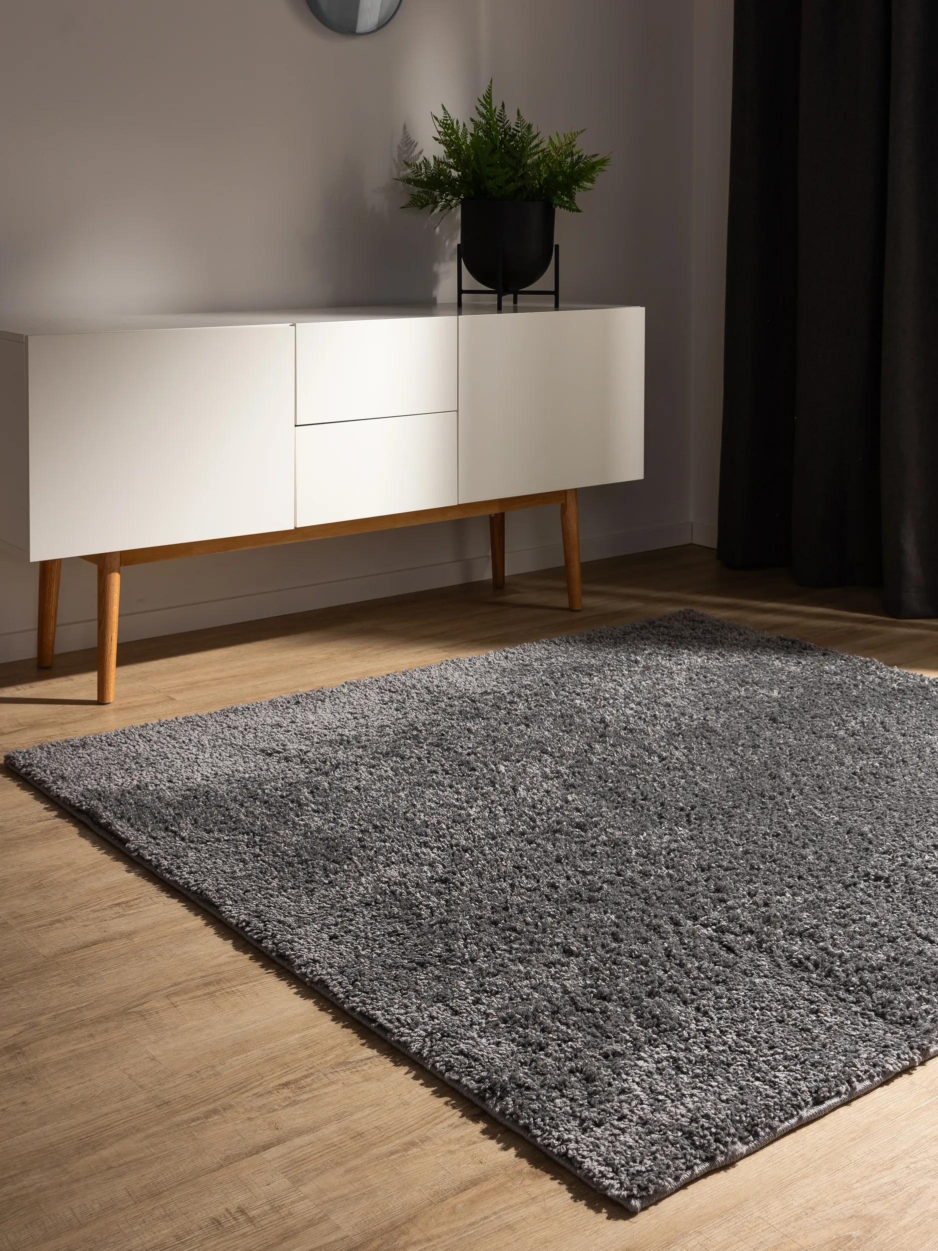 Washable Shaggy Rug Soho Grey