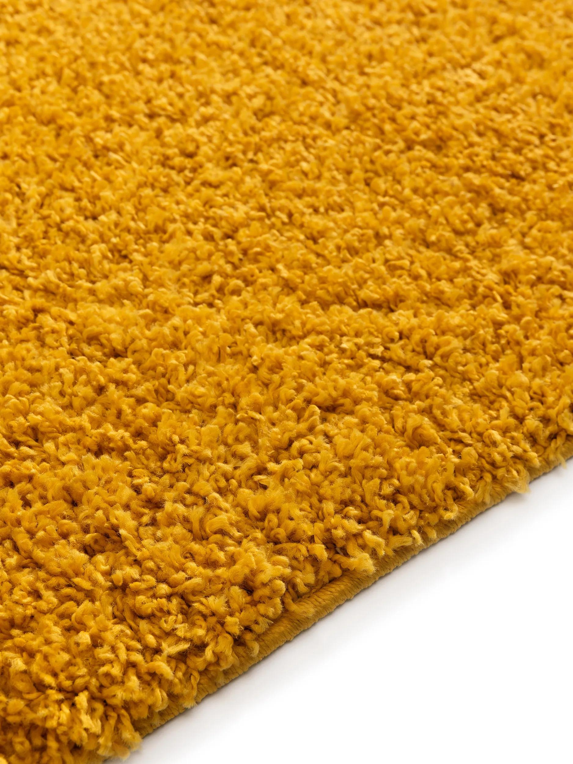 Washable Shaggy Rug Soho Yellow