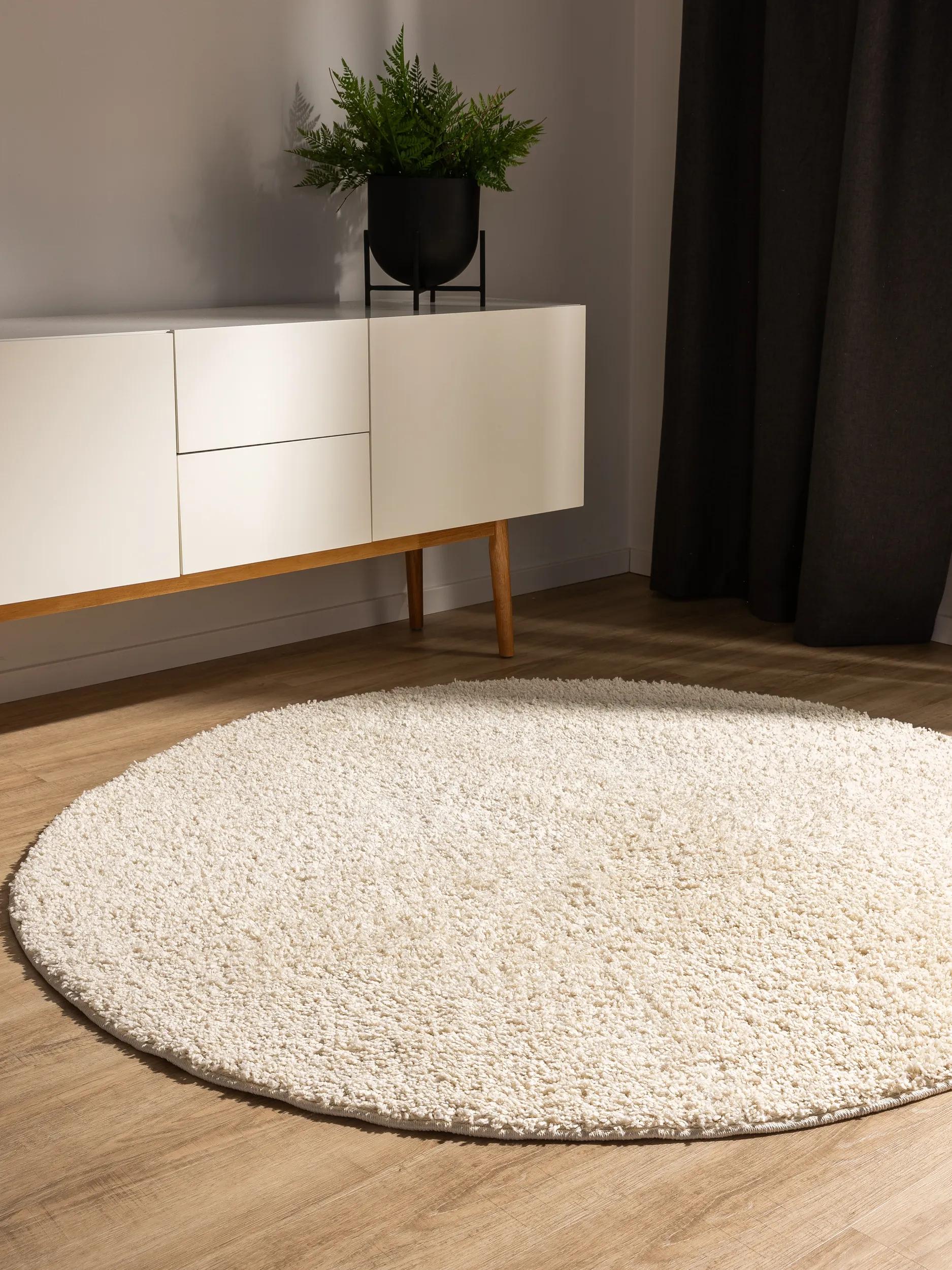 Washable Shaggy Rug Soho Cream