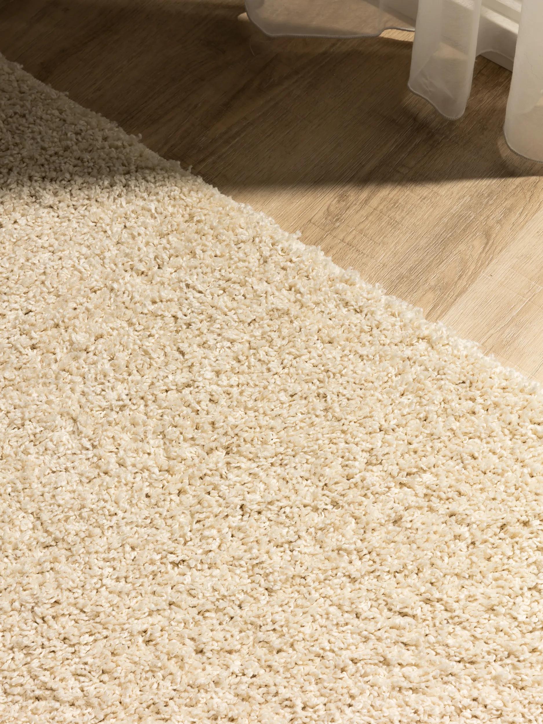 Washable Shaggy Rug Soho Cream