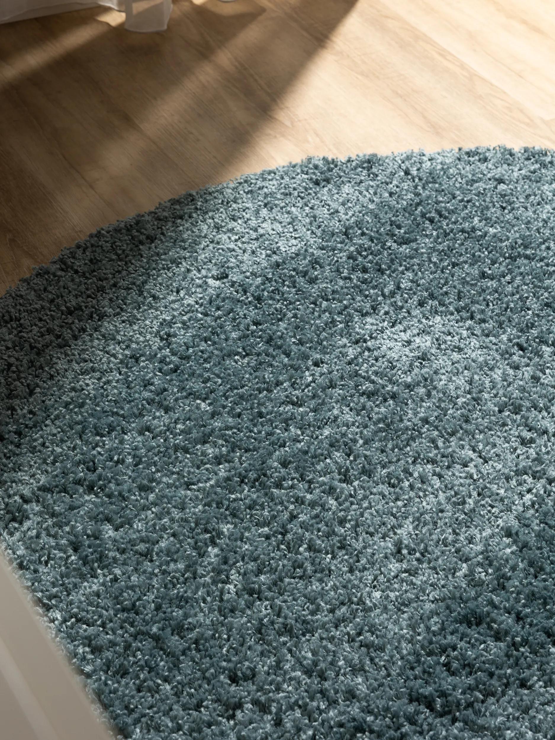 Washable Shaggy Rug Soho Blue
