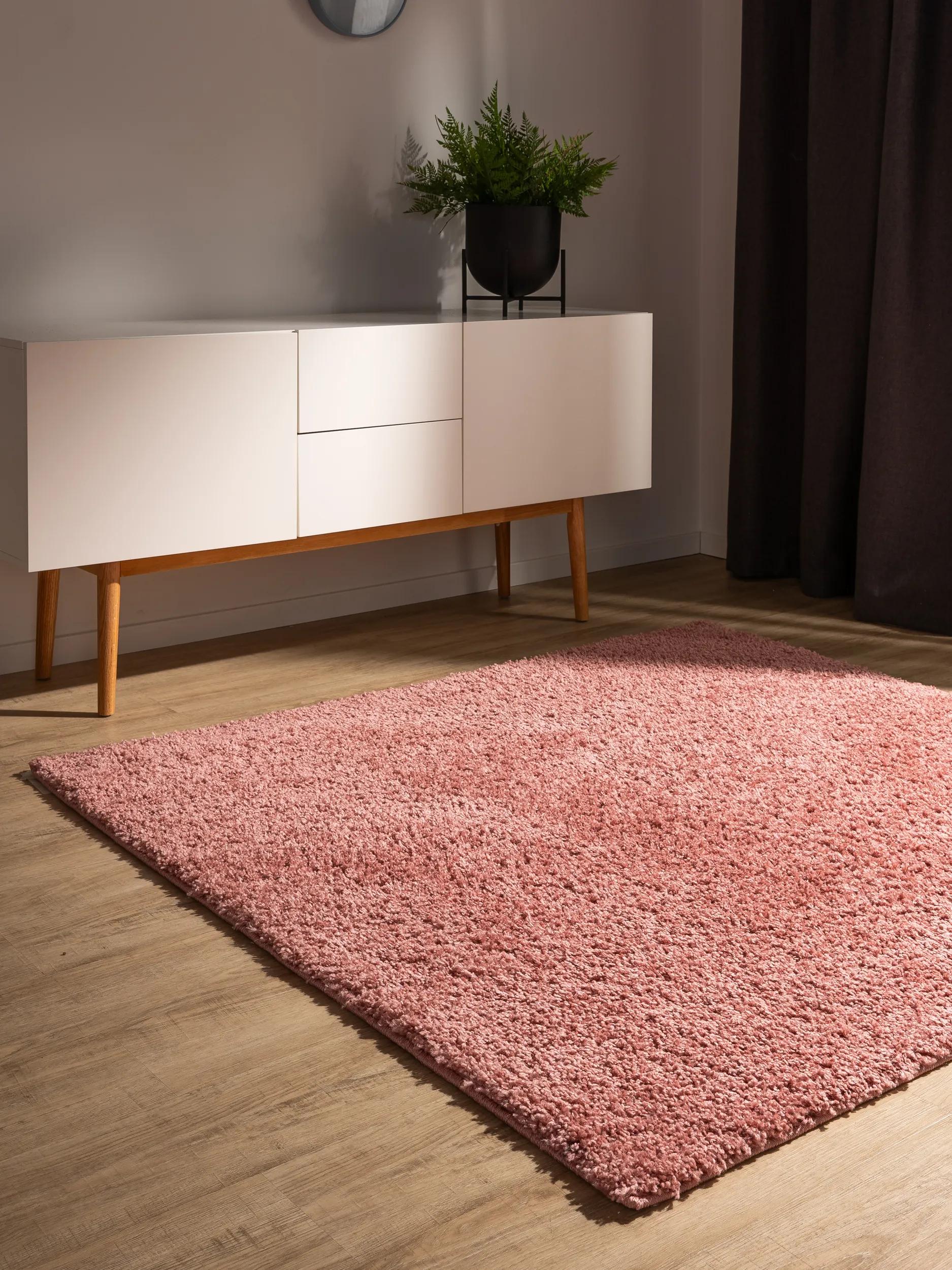 Washable Shaggy Rug Soho Rose