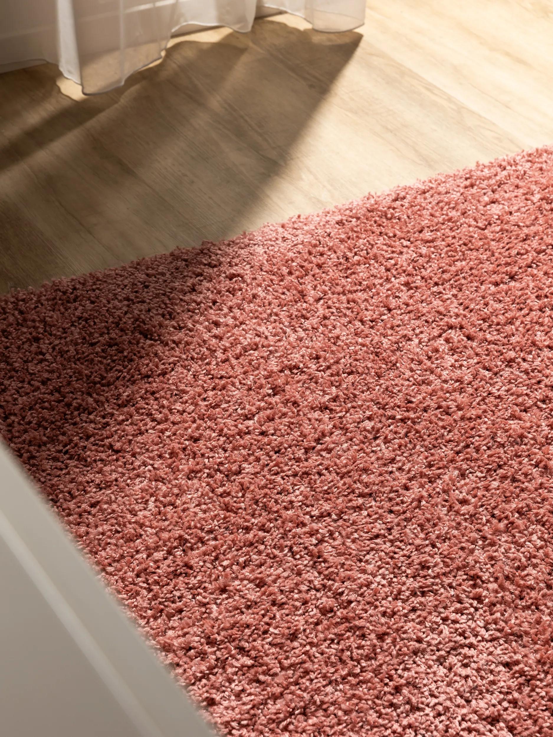 Washable Shaggy Rug Soho Rose