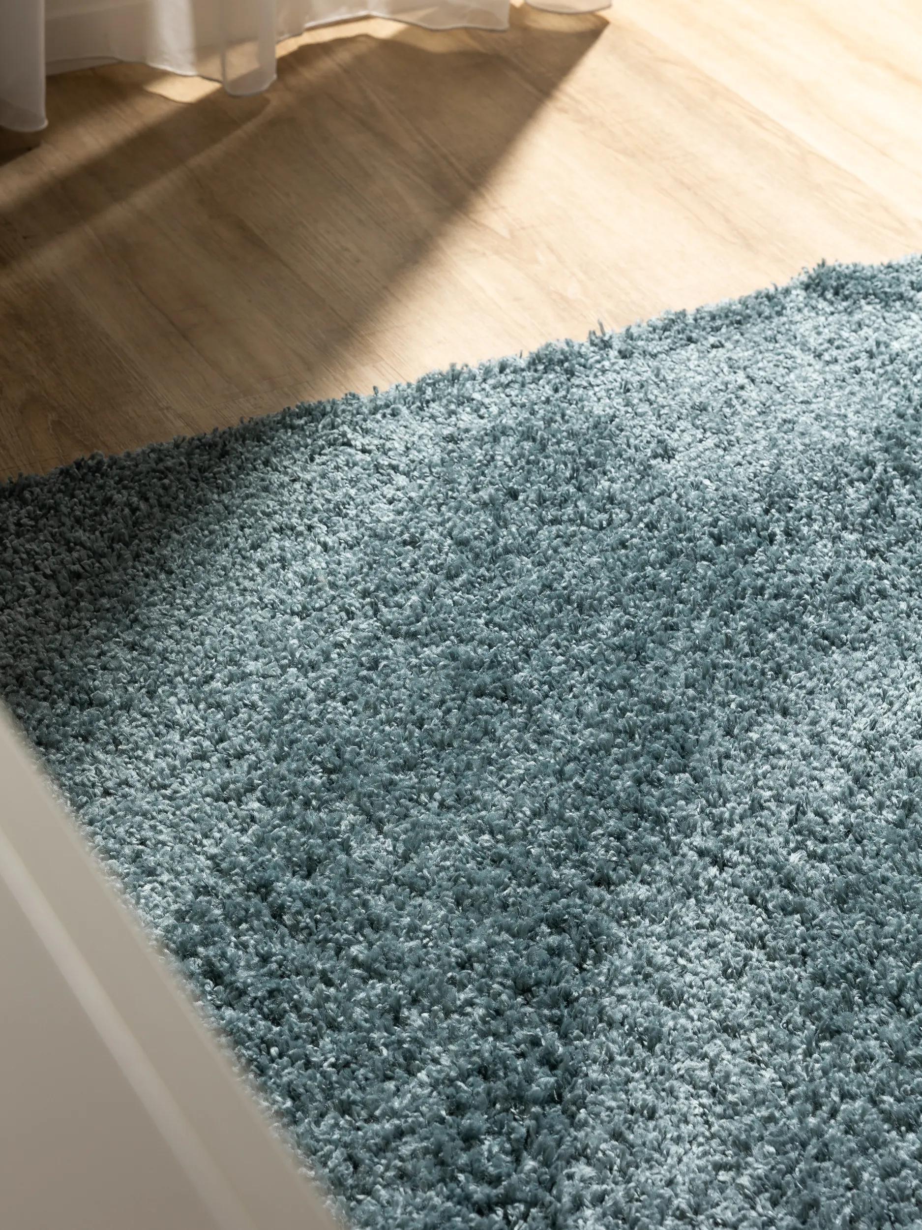 Washable Shaggy Rug Soho Blue