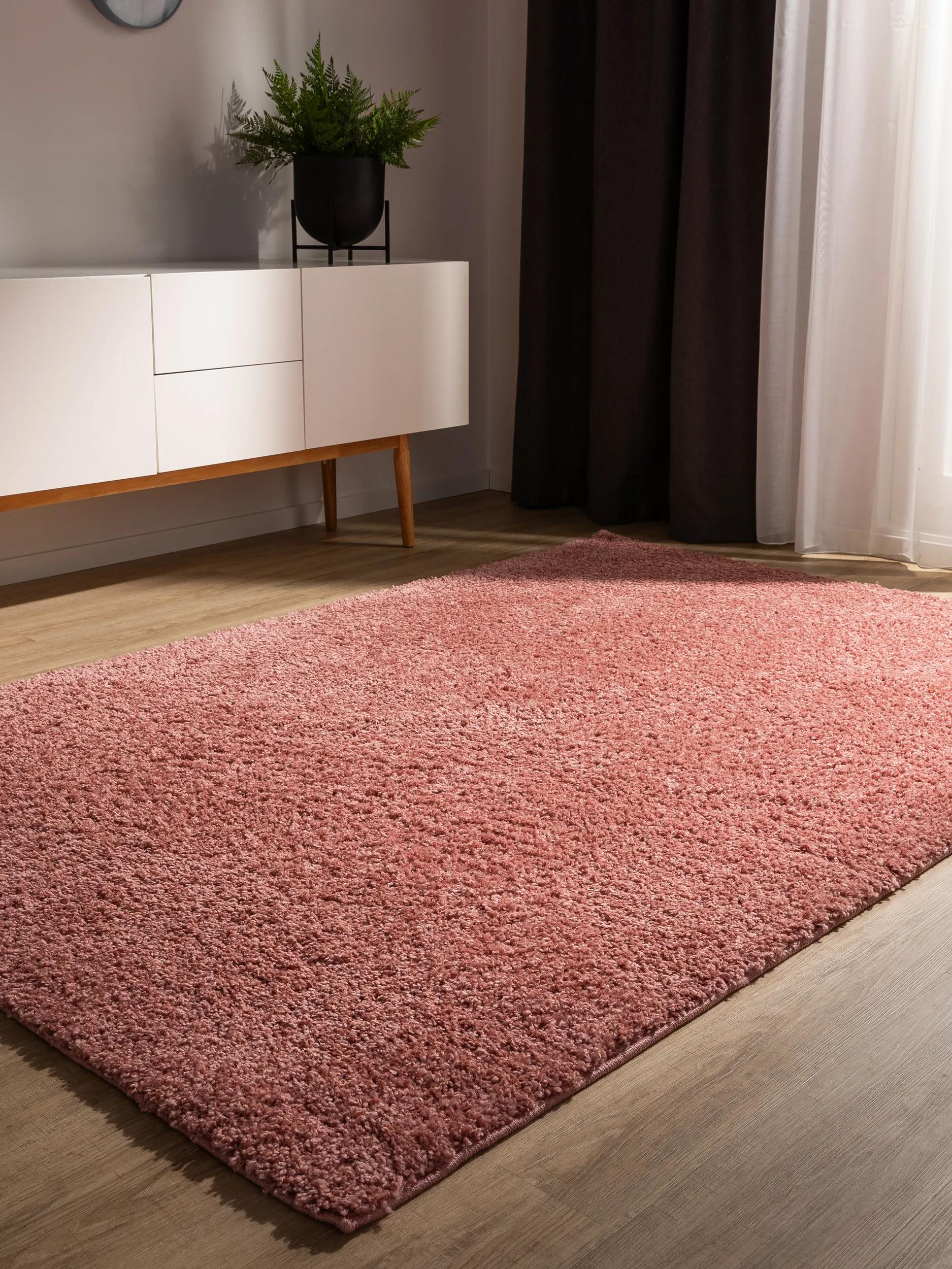 Washable Shaggy Rug Soho Rose