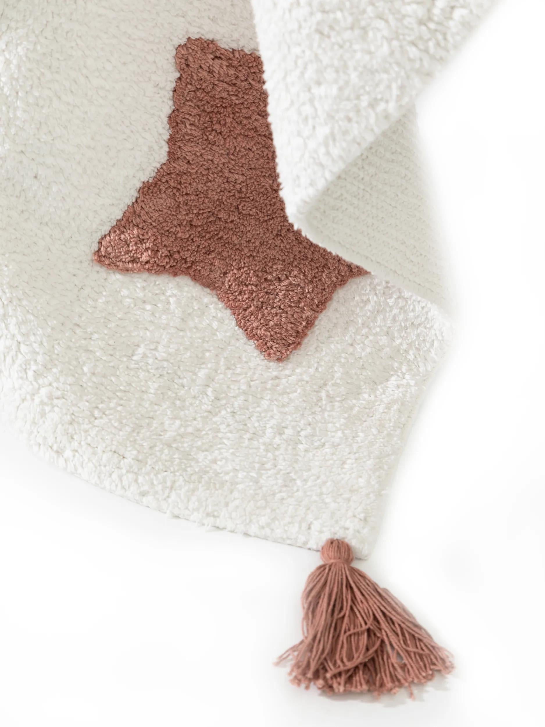 Waschbarer Kinderteppich Sterne Mehrfarbig